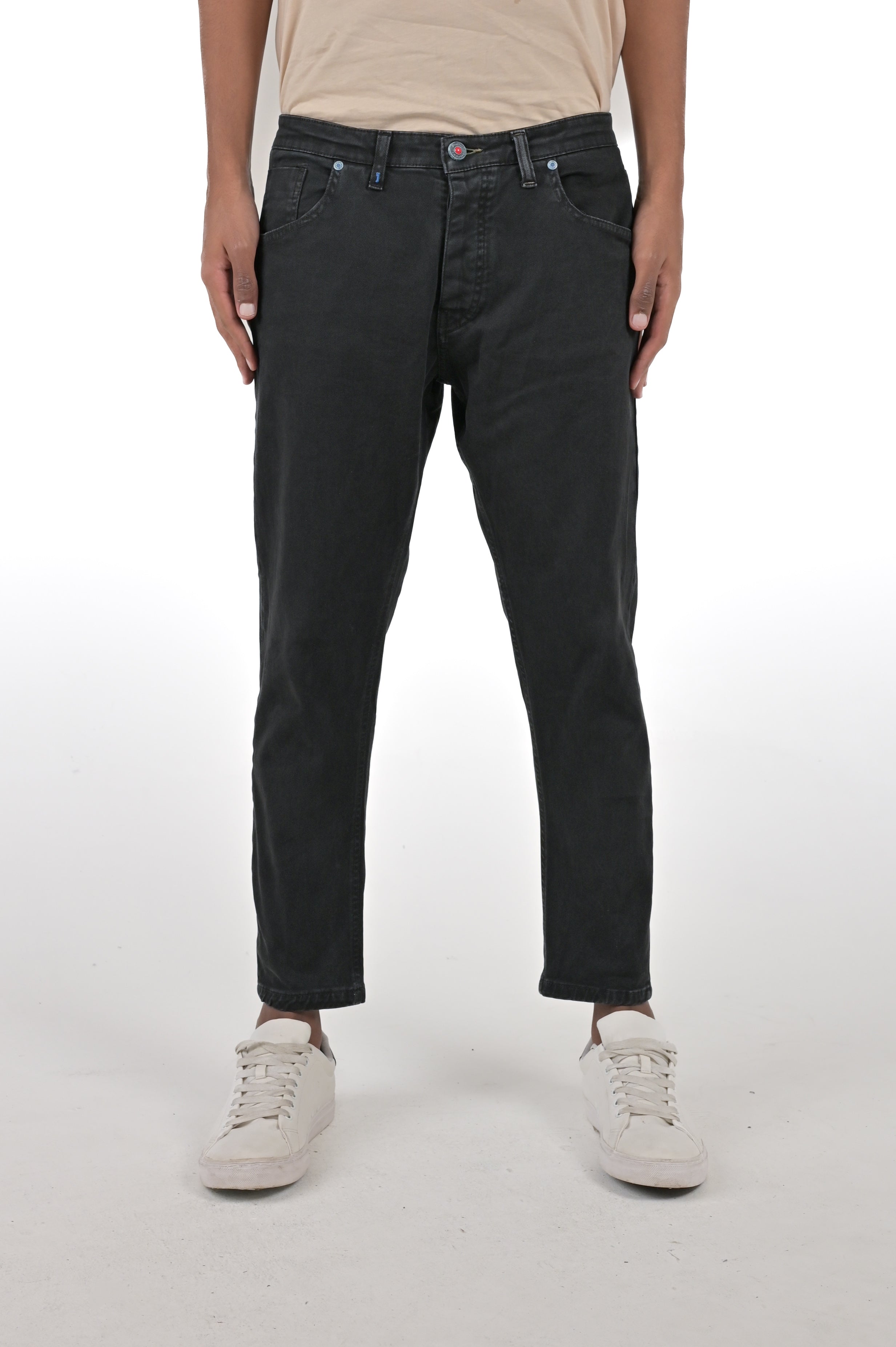 Pantaloni slim Life Libeccio nero SS24