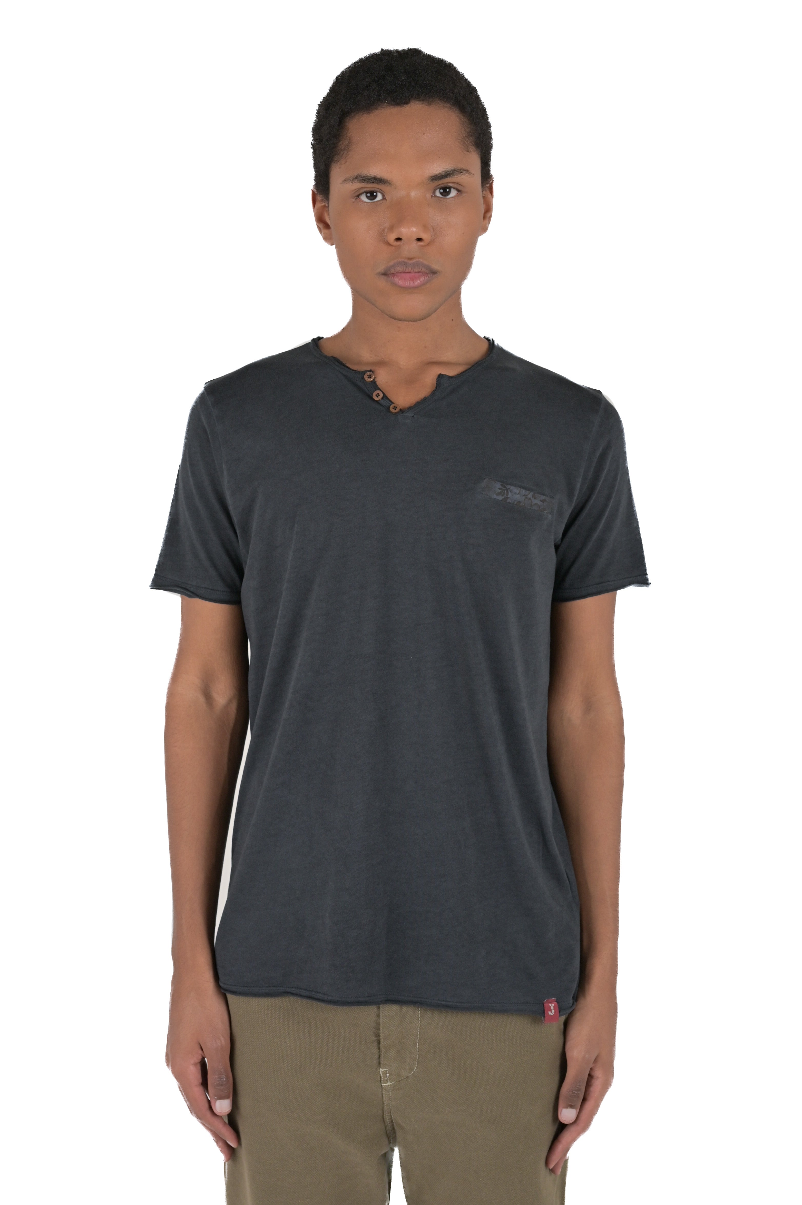 T-Shirt regular DPE 2407 nero SS24