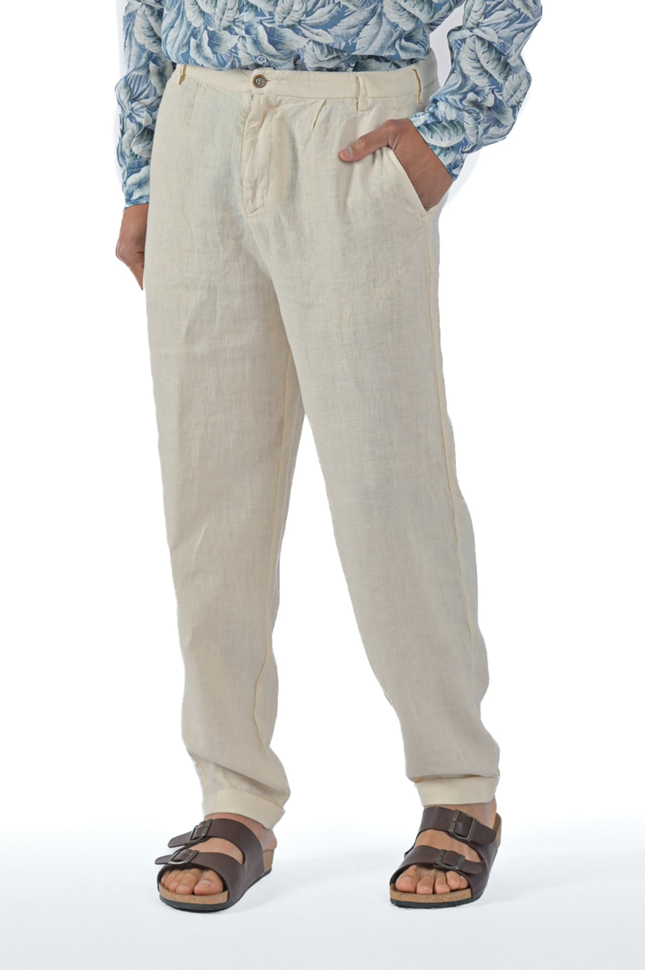 Pantaloni  loose Ballon Lino SS23