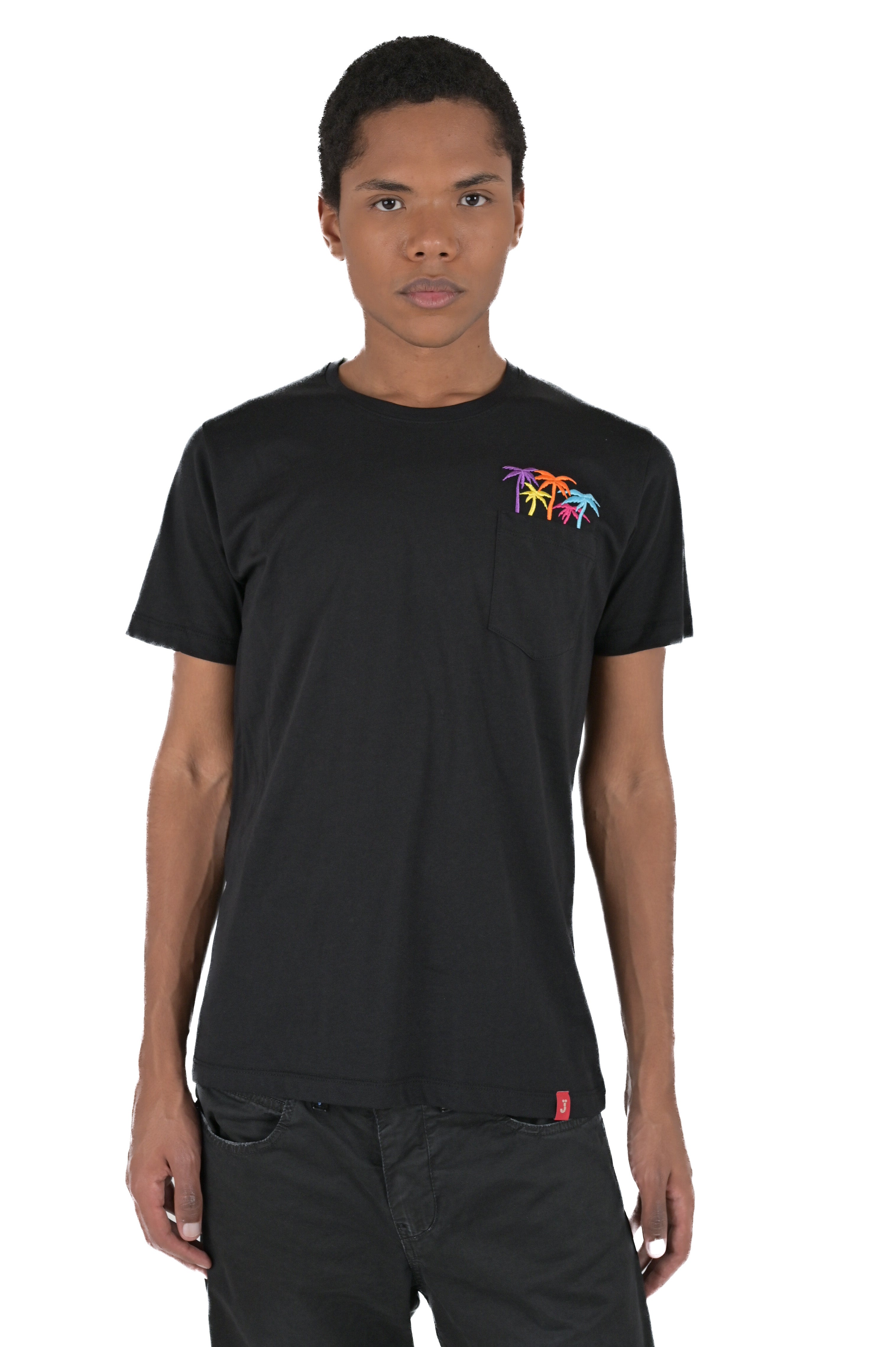 T-Shirt regular DPE 2416 nero SS24