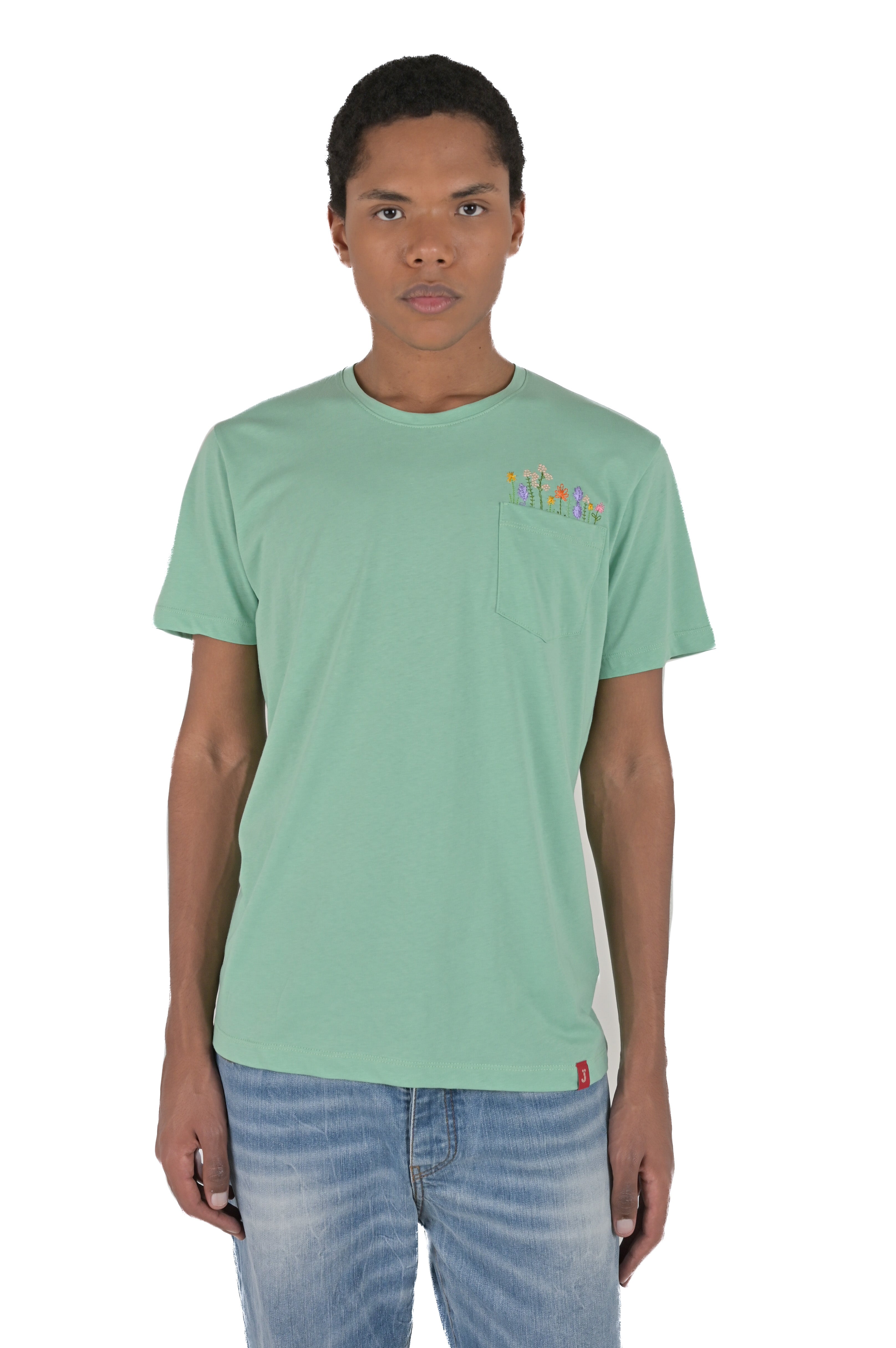 T-Shirt regular DPE 2417 verde acqua SS24