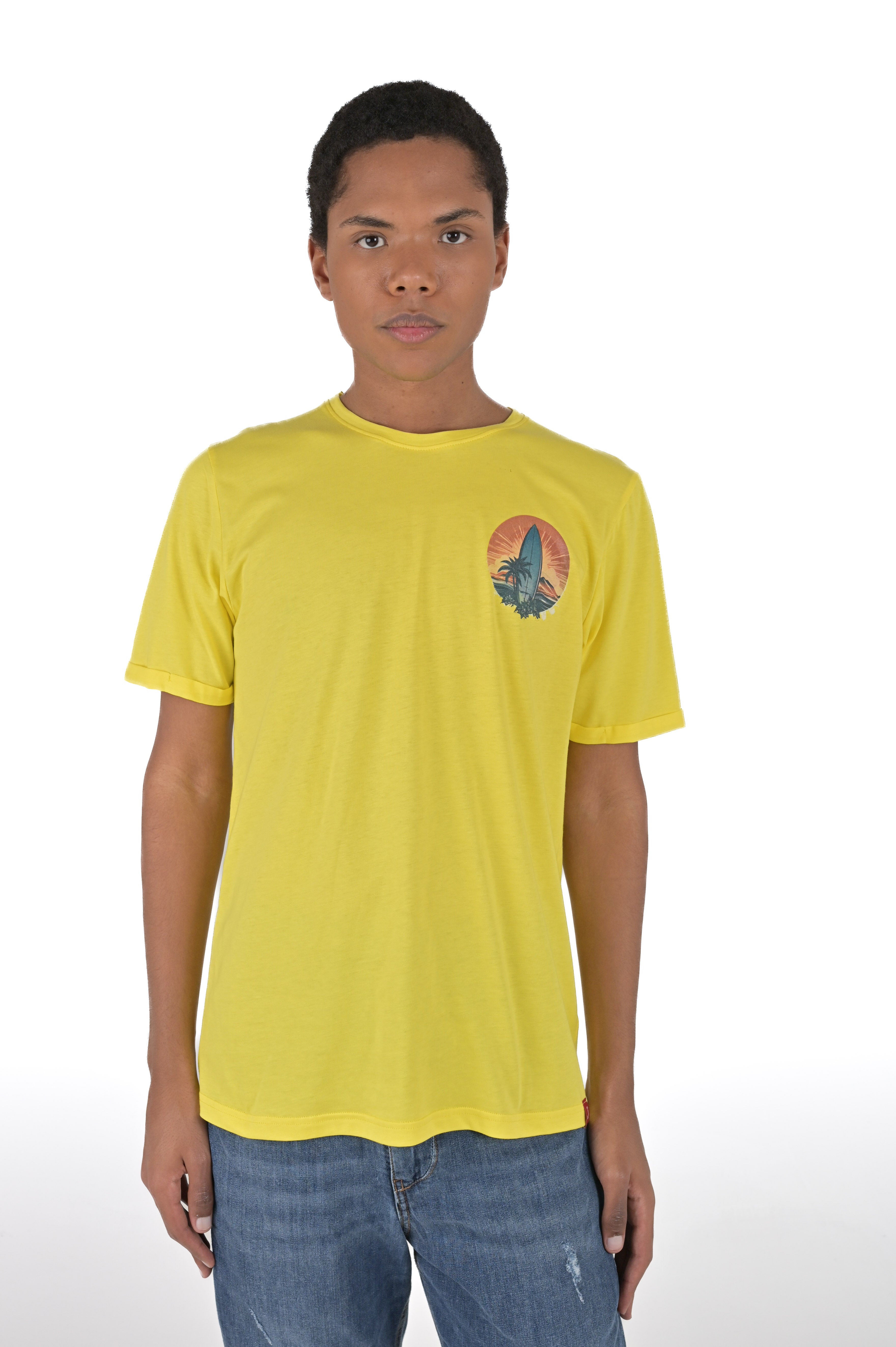 T-Shirt regular Catch giallo SS24