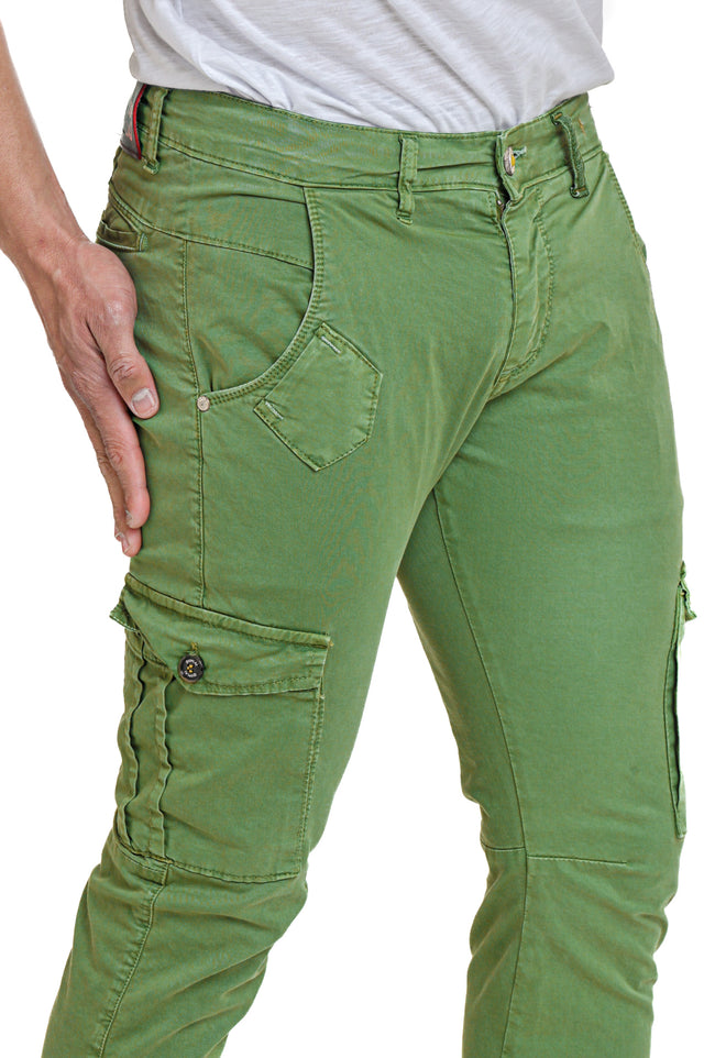 Pantaloni in cotone slim Cezanne SS23