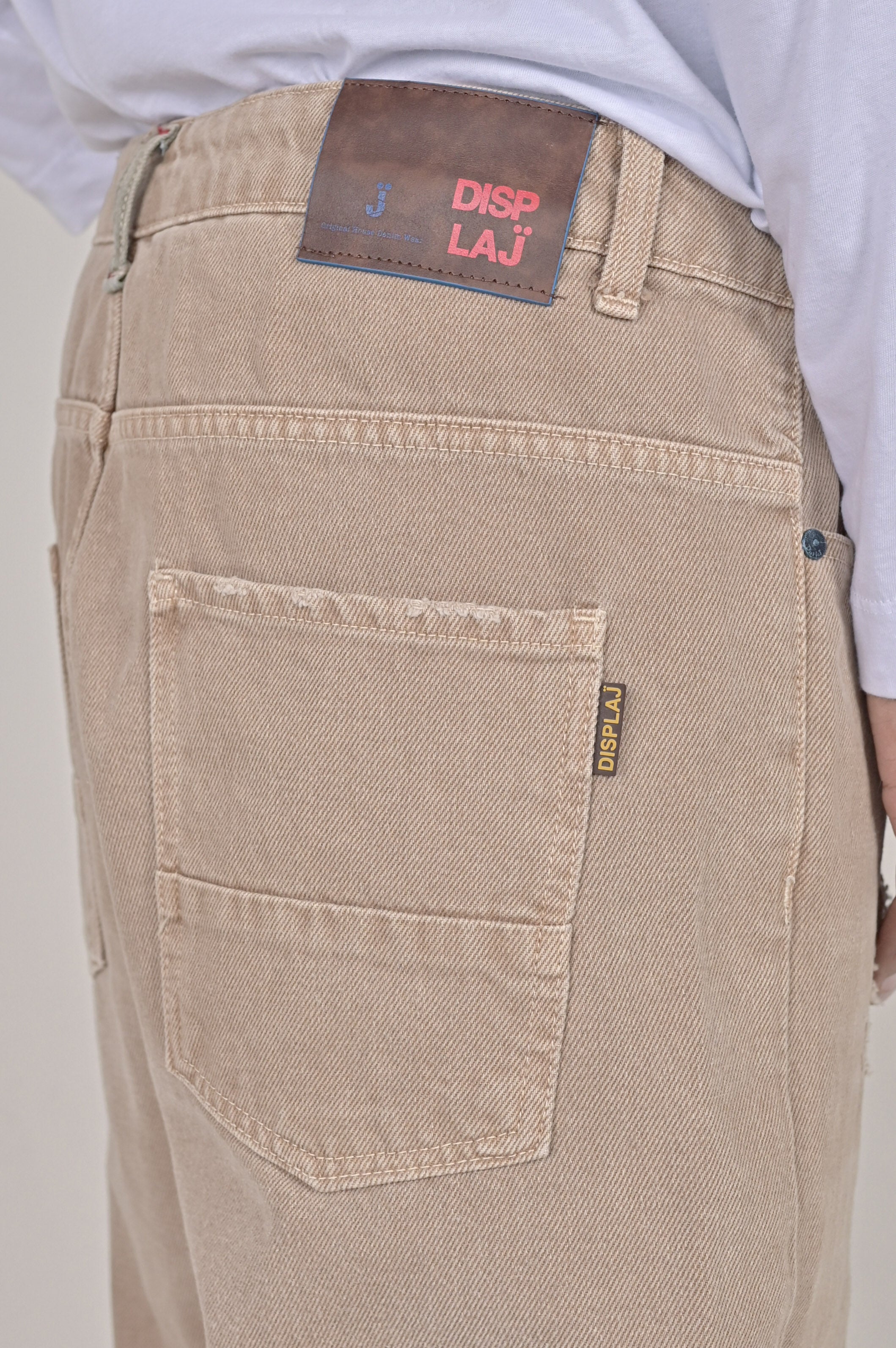 Loose Wide Bull beige FW23/24 trousers