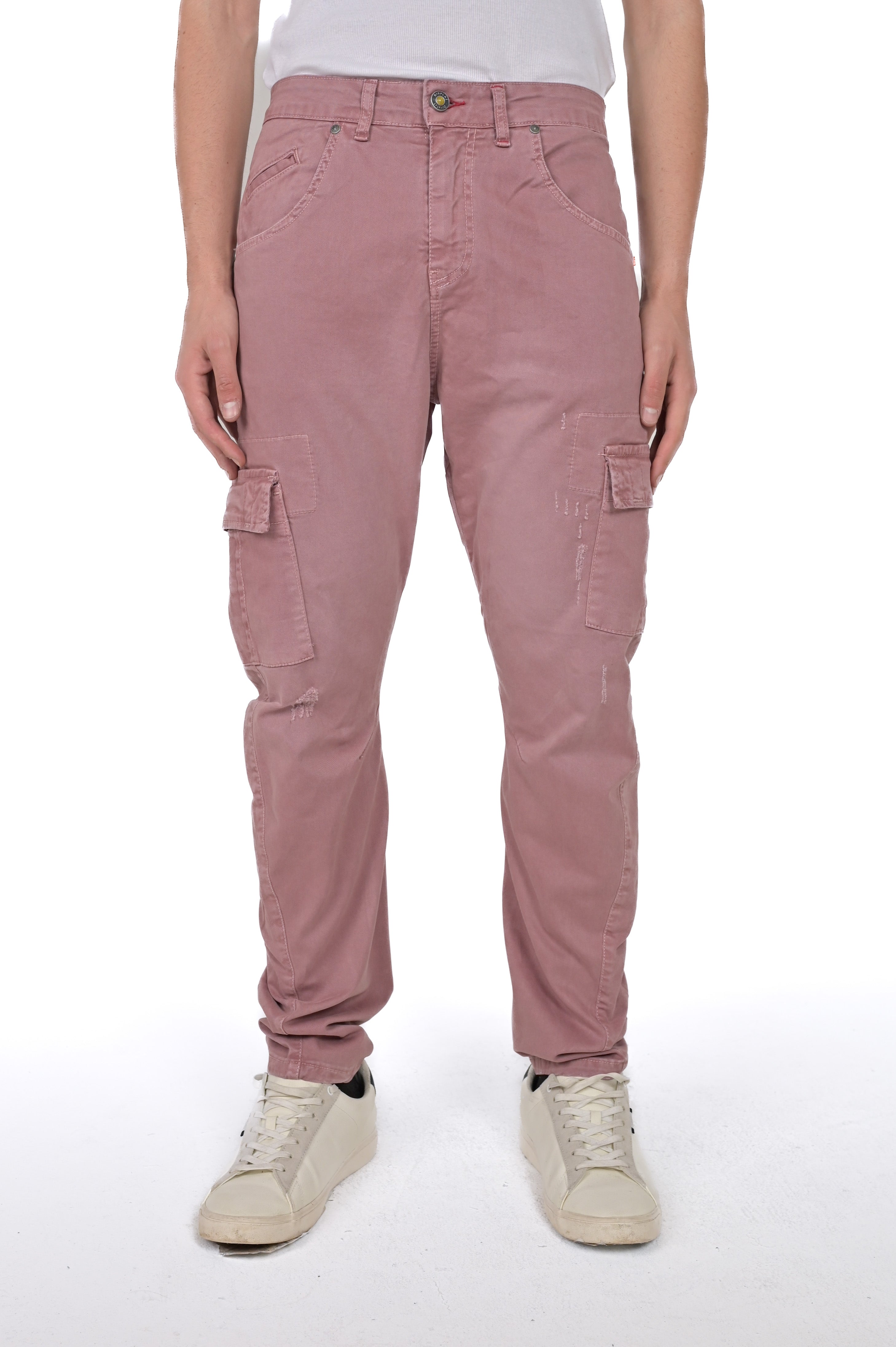 Pantaloni cargo Tapered New Evolution rosa FW23/24