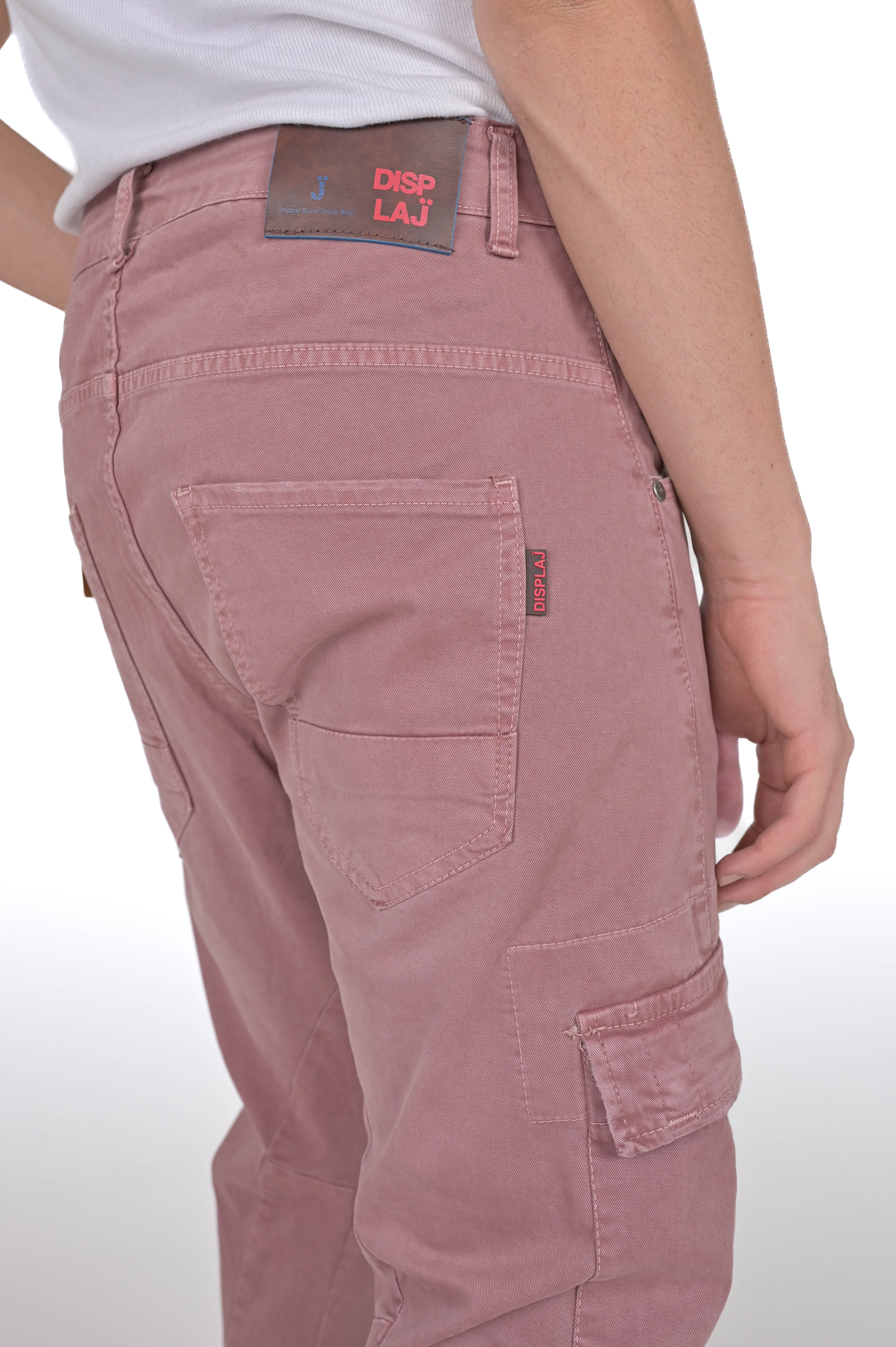 Pantaloni cargo Tapered New Evolution rosa FW23/24