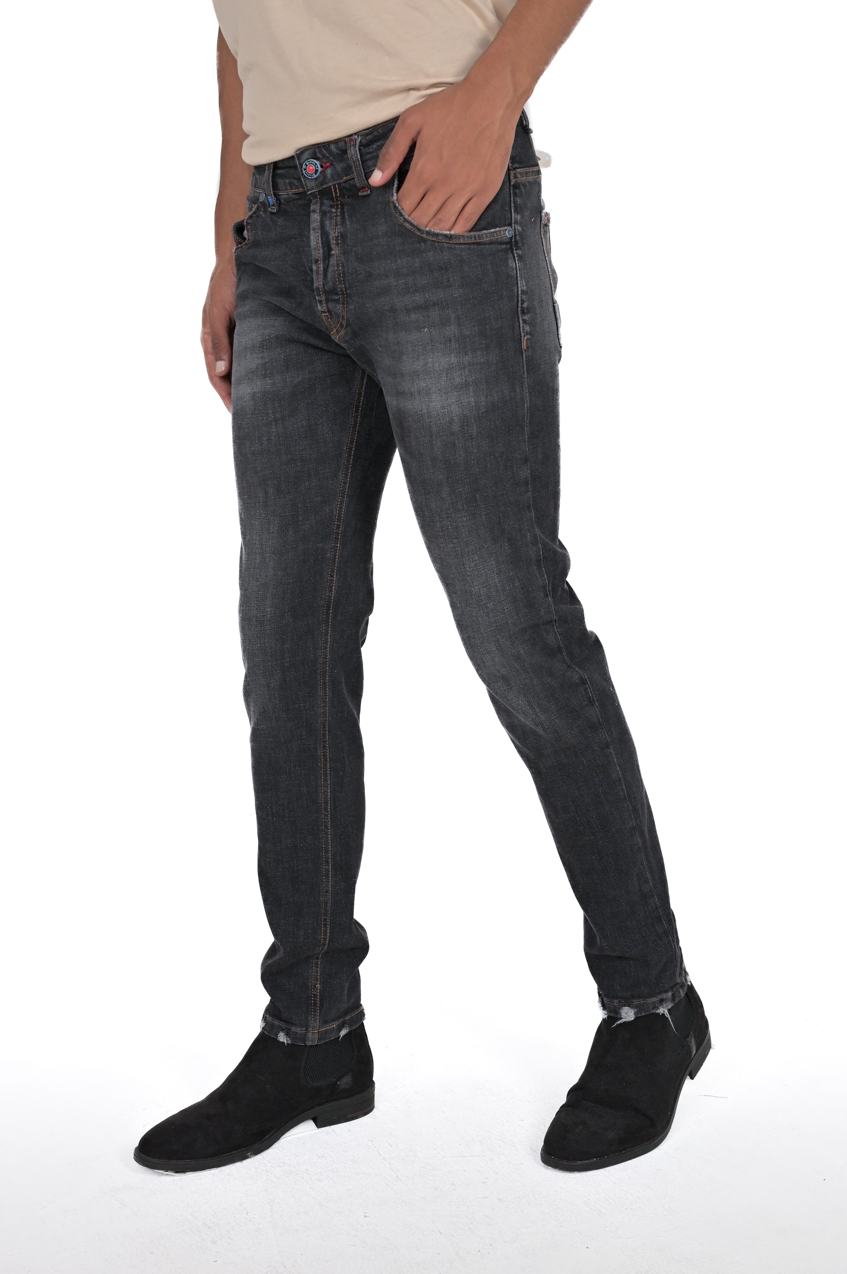 Jeans regular Guzman BLK 5324 FW23/24