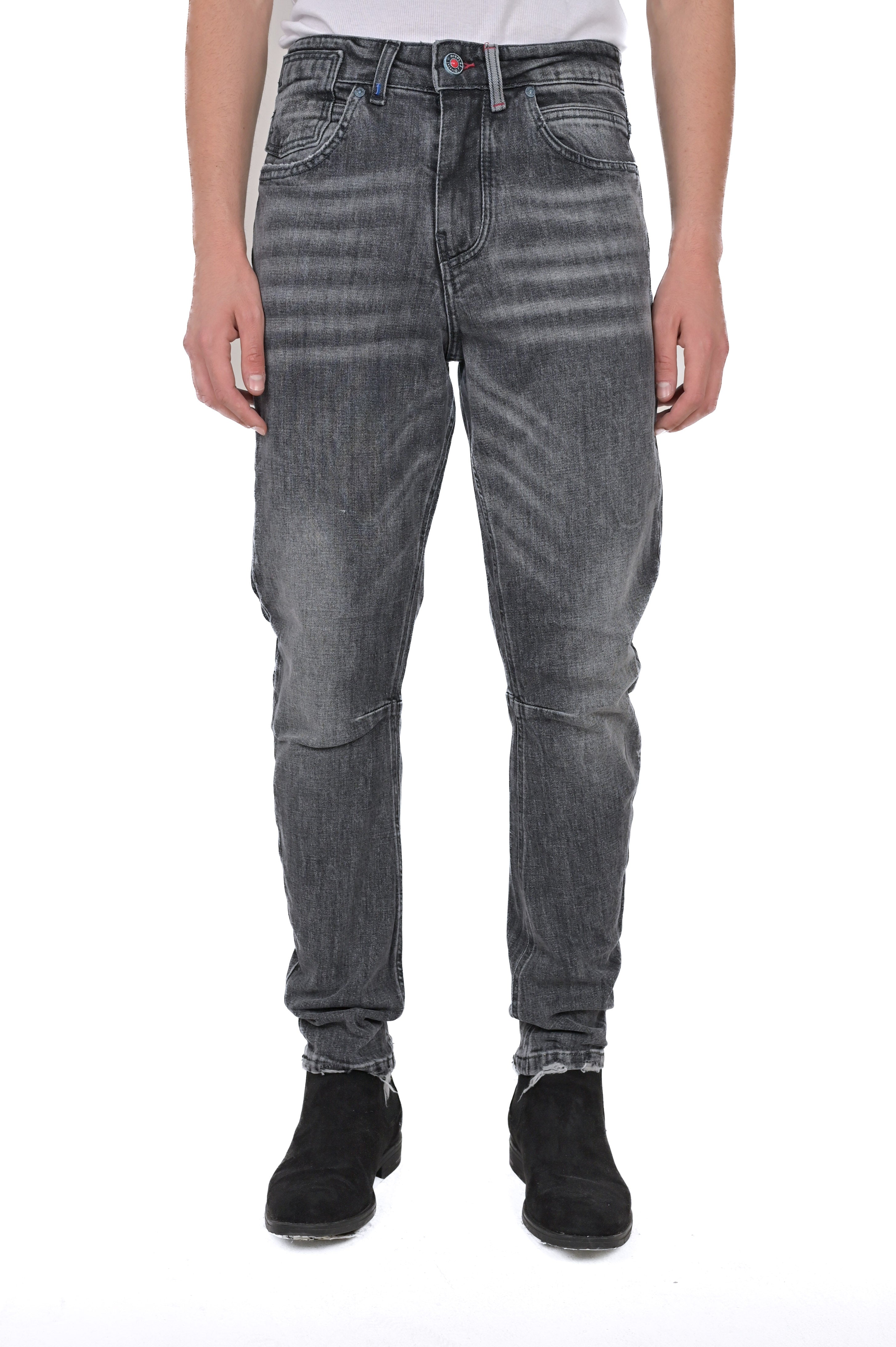 Kron BLK Marbled Tapered Jeans FW23/24