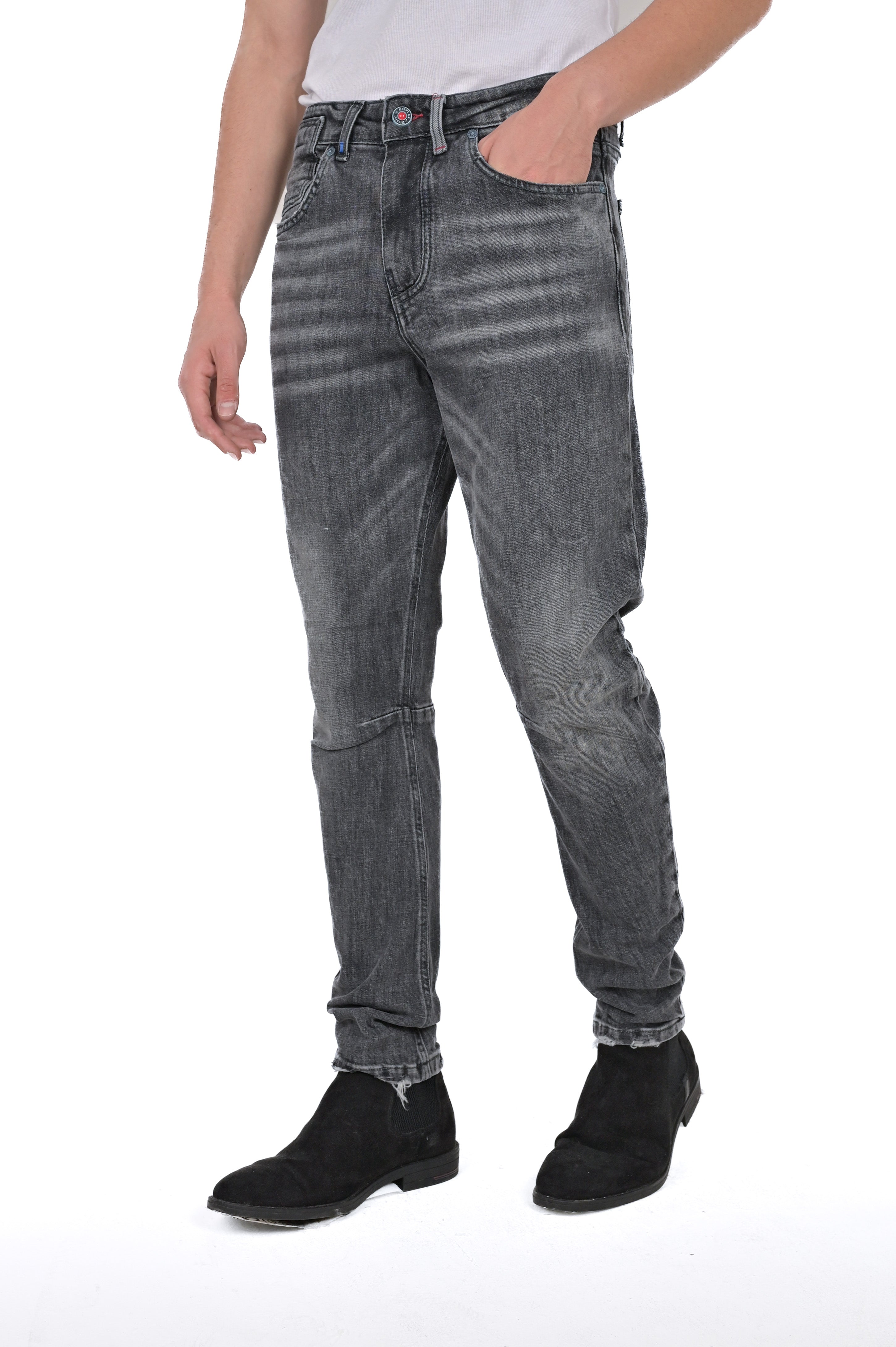 Kron BLK Marbled Tapered Jeans FW23/24