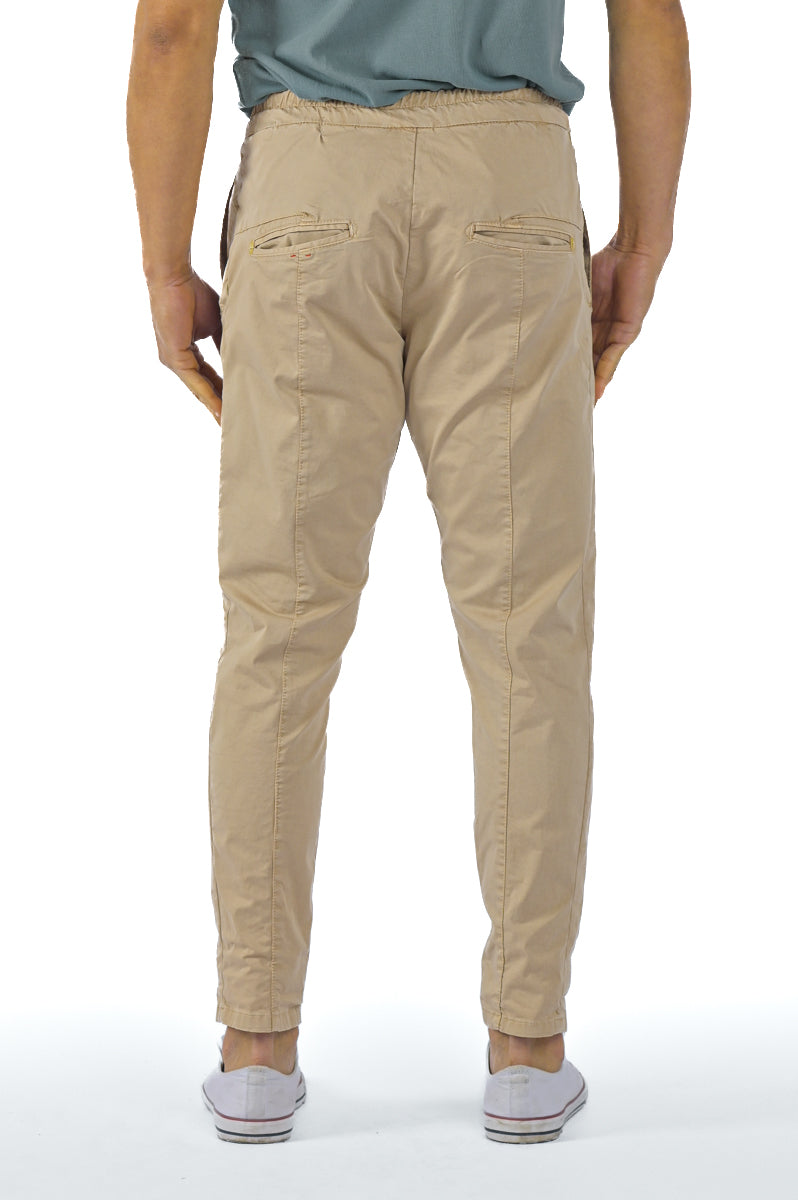 Pantaloni in cotone tapered Roby Raso SS23