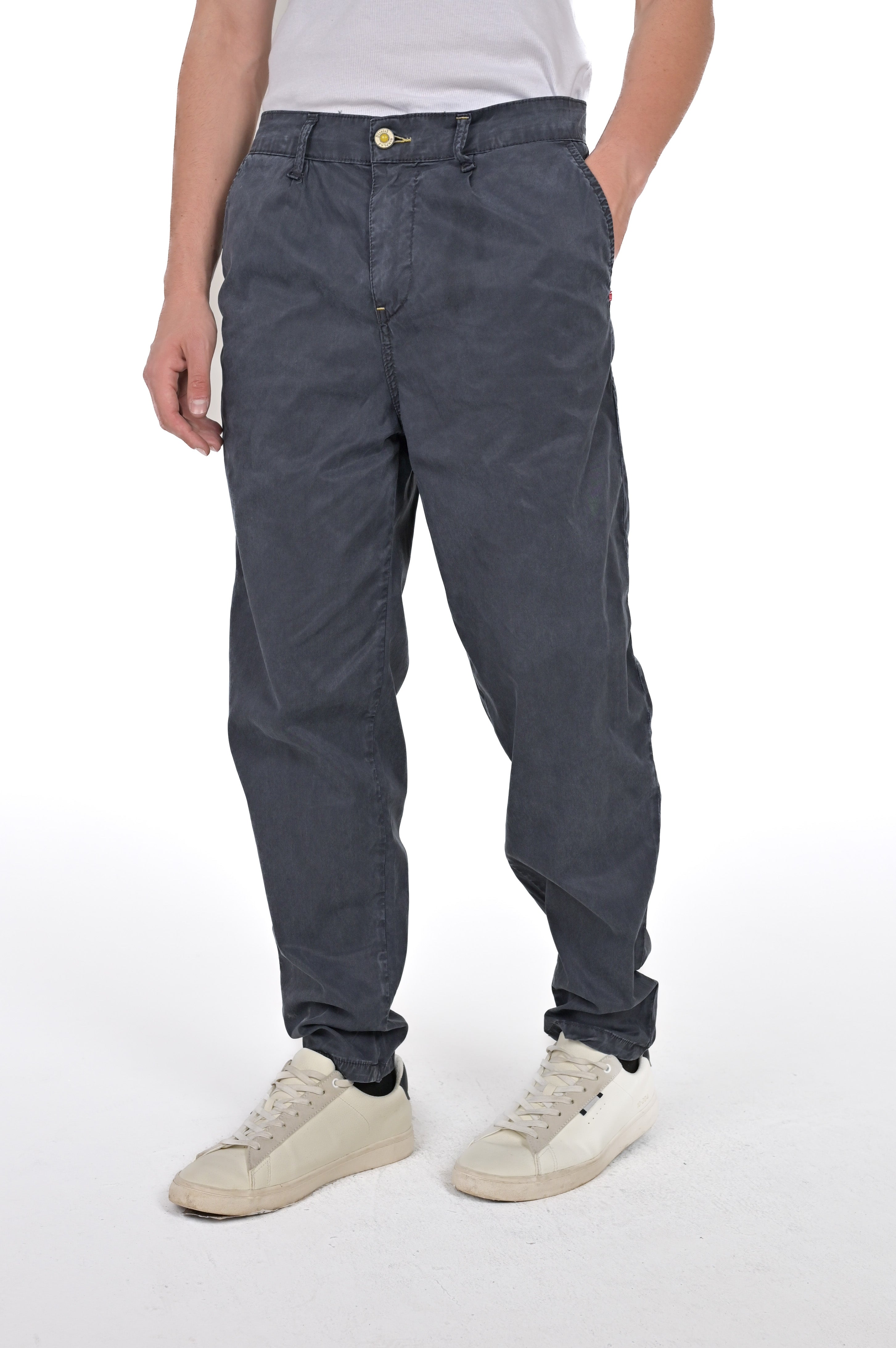 Pantaloni in cotone regular Jacob Cristal SS23