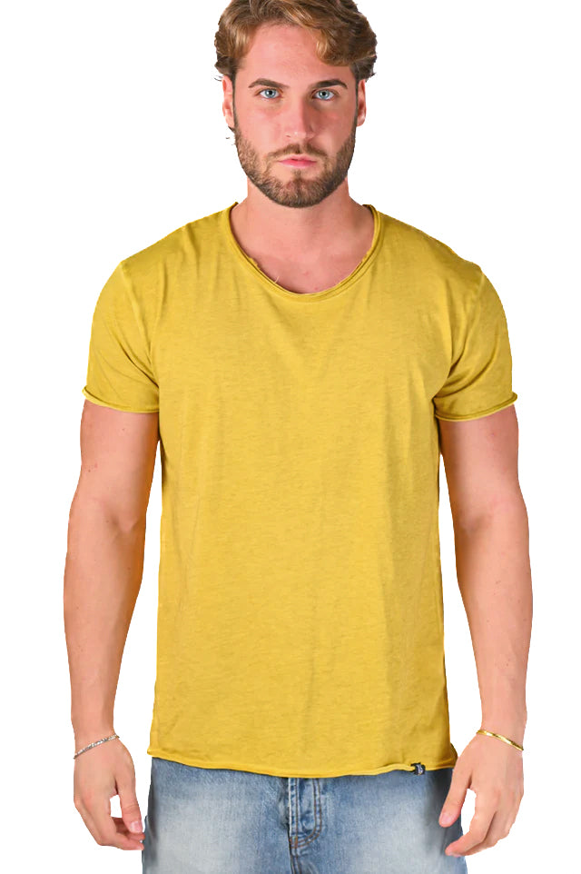 Regular t-shirt DA 1031 mustard SS22