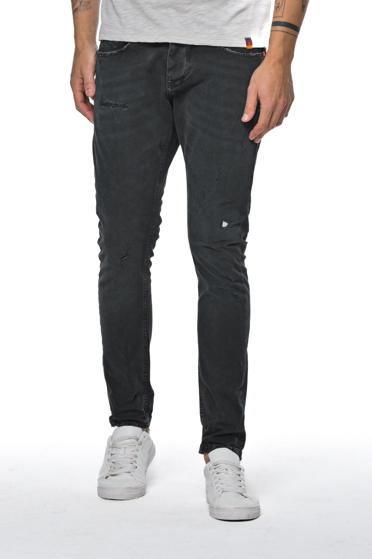 Pantaloni in cotone slim New London DRL SS23