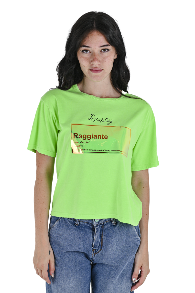 DSD 03 Green SS24 regular women's t-shirt