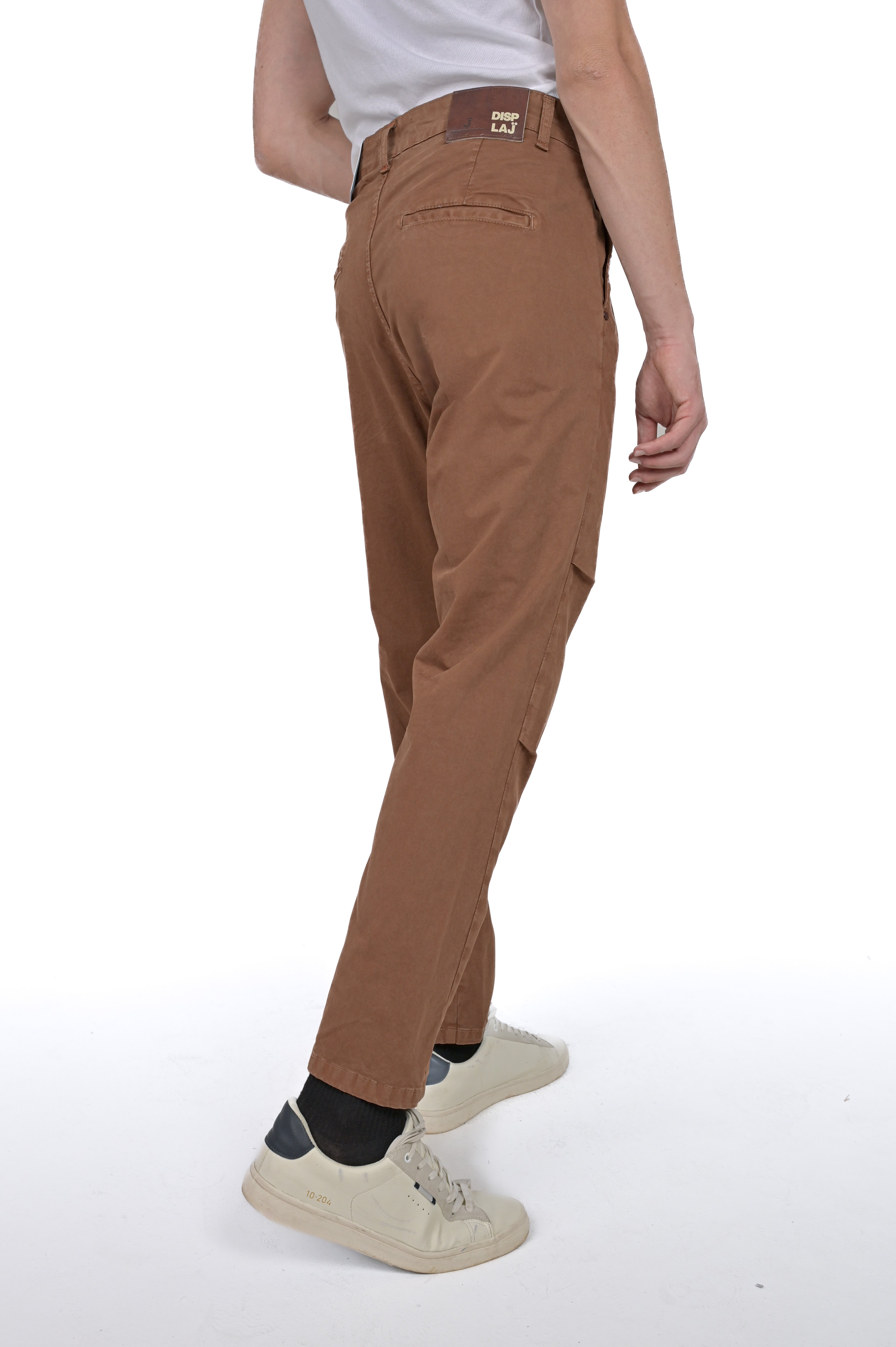 Regular View Burnt Satin Cotton Trousers FW24/25