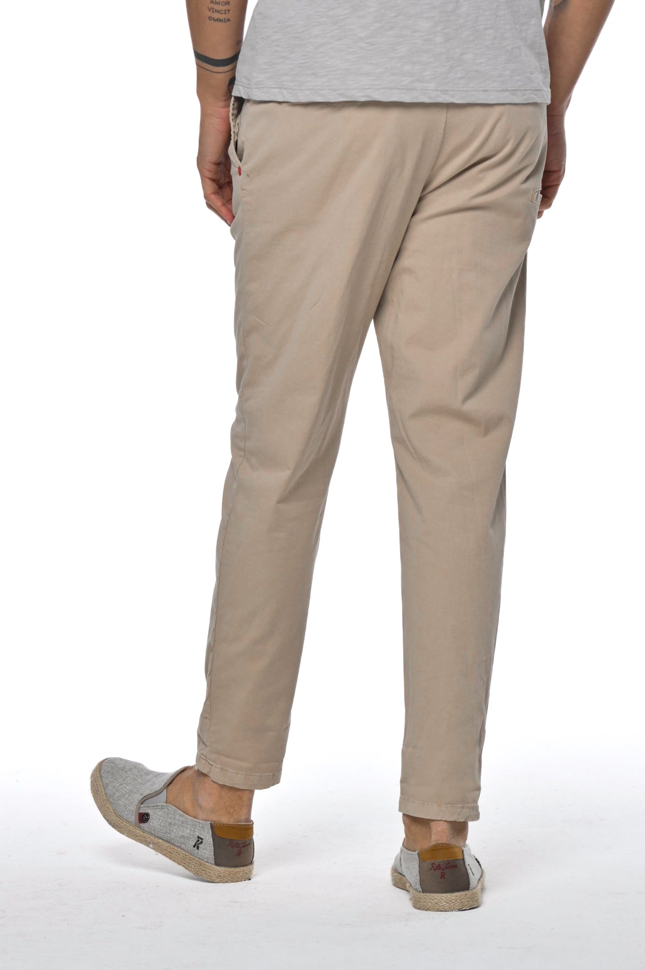 Pantaloni tapered New Private Raso SS23