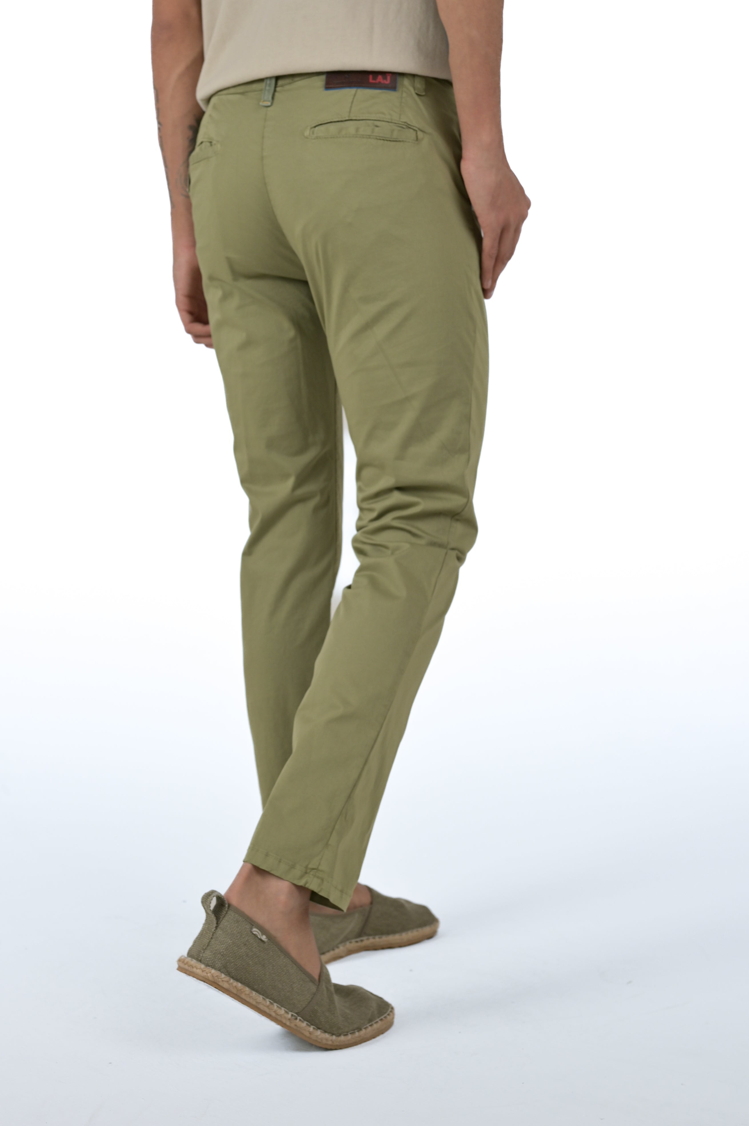 Slim Sonic Satin Green Pants SS24