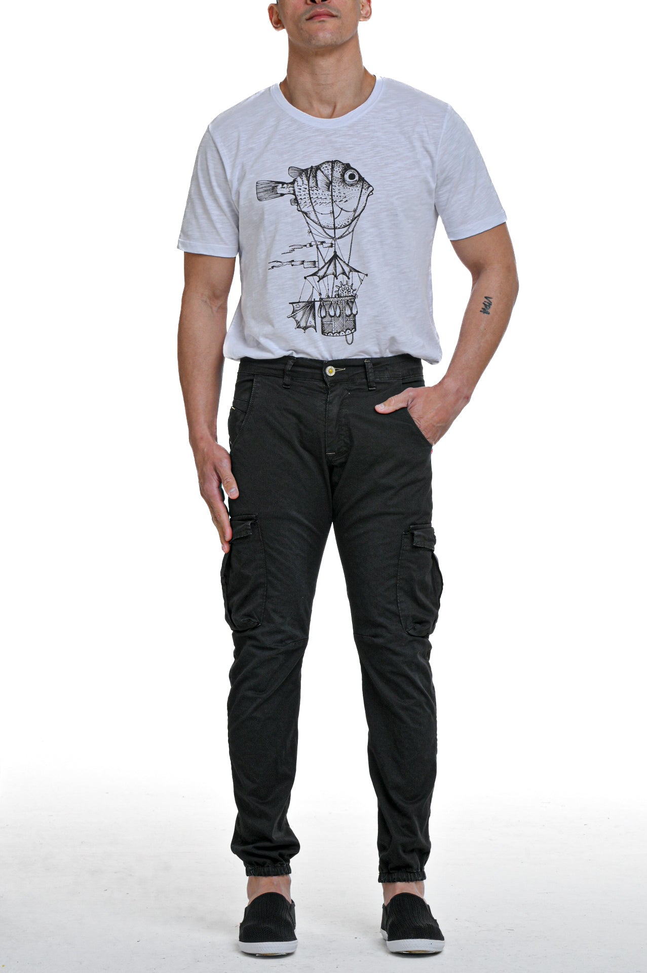 Cezanne Spring Slim Cotton Trousers SS23