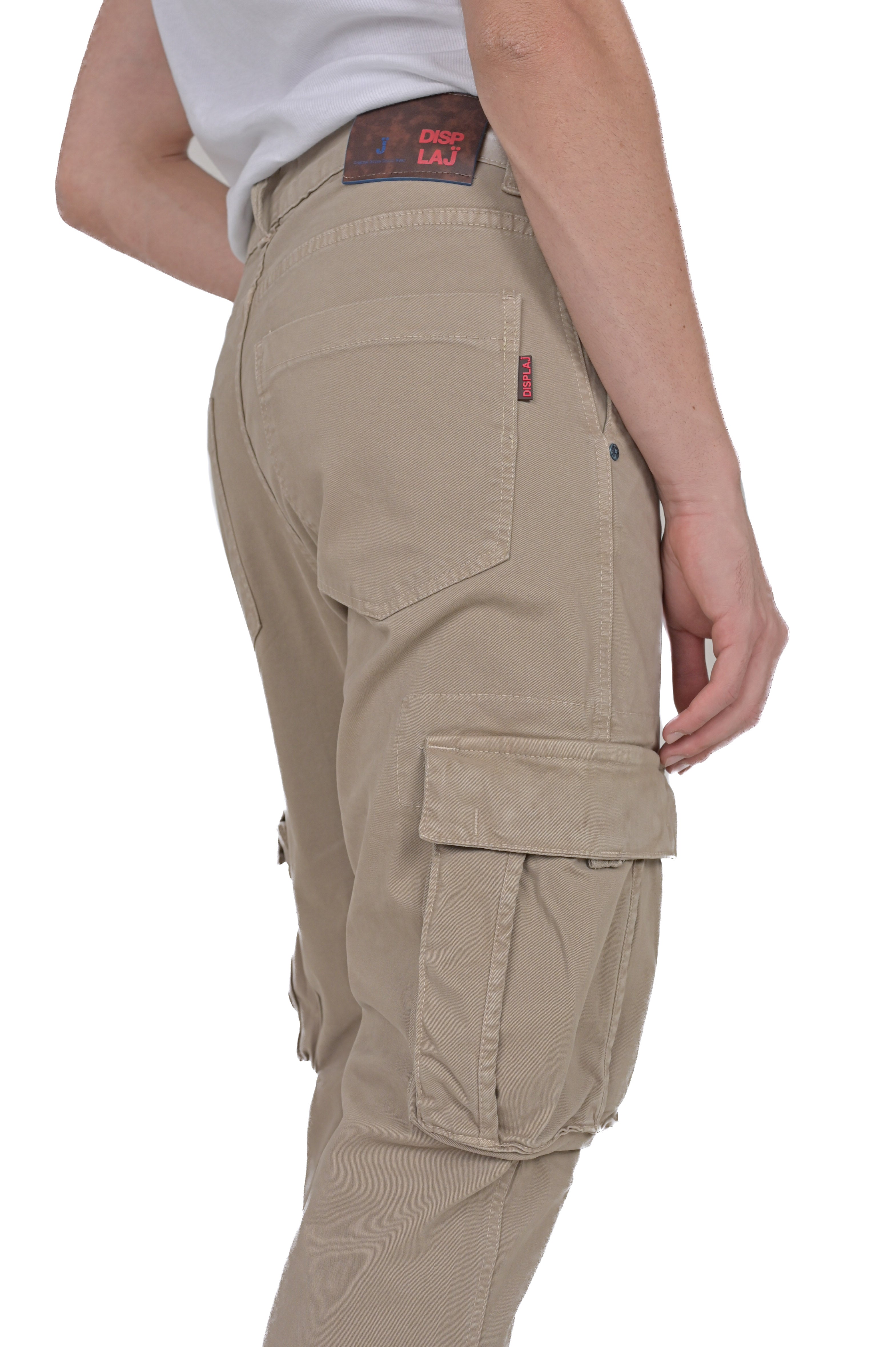 Pantaloni in cotone regular Luke beige FW24/25