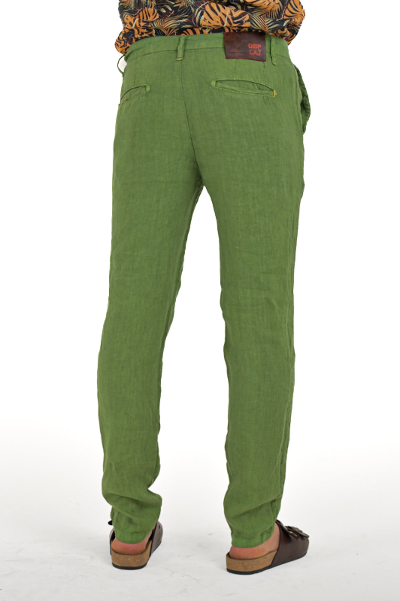 Slim trousers Sonic Linen Pear Green SS24