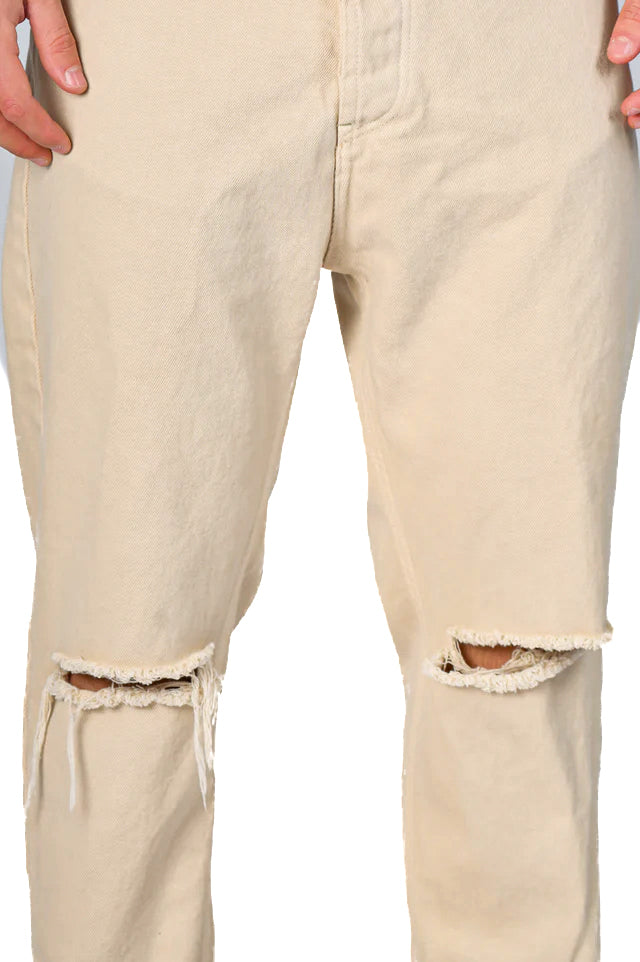 Pantaloni in cotone loose Wide Astra Sabbia SS22