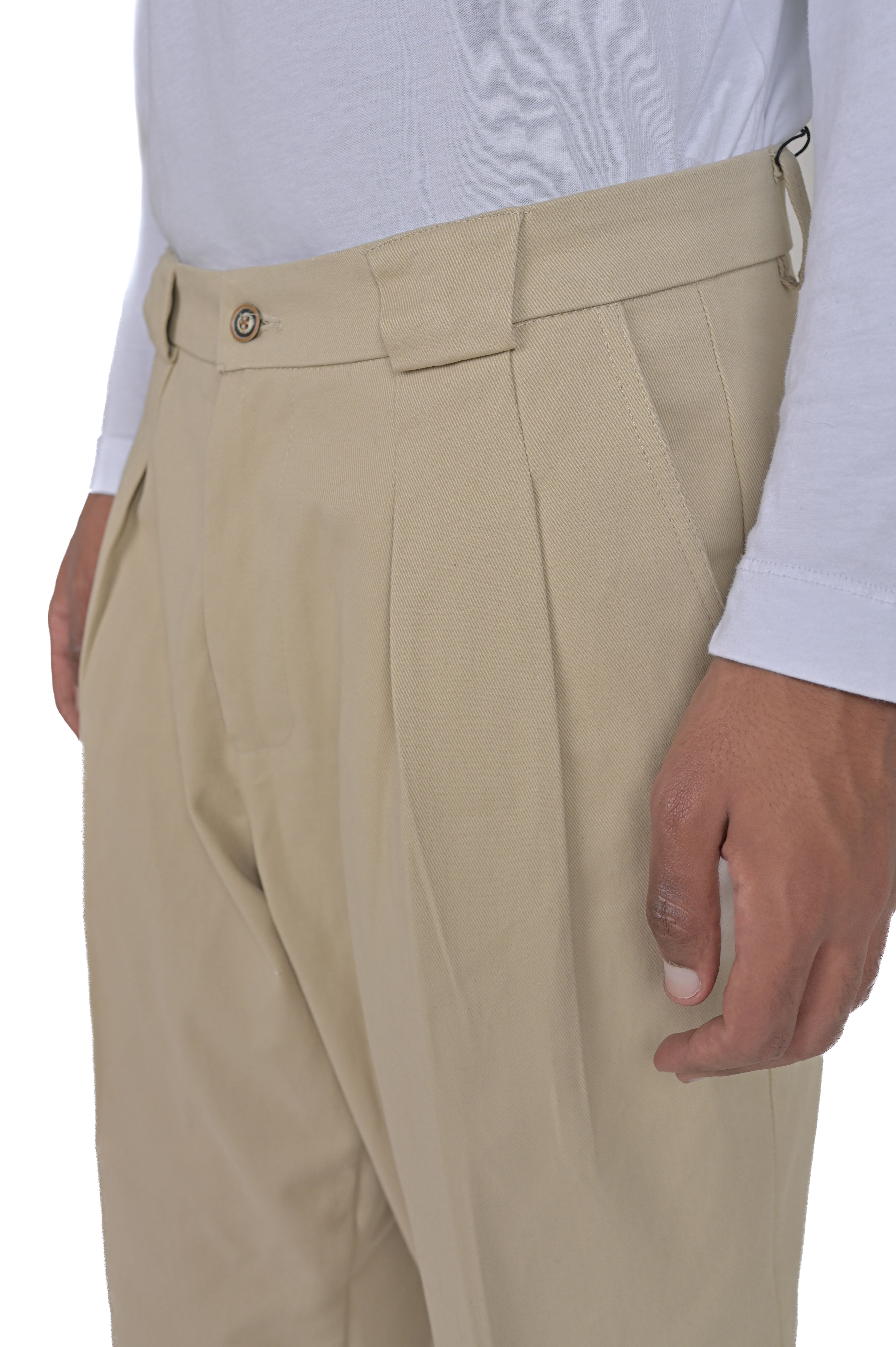 Classic loose trousers Dance Bull beige FW24/25