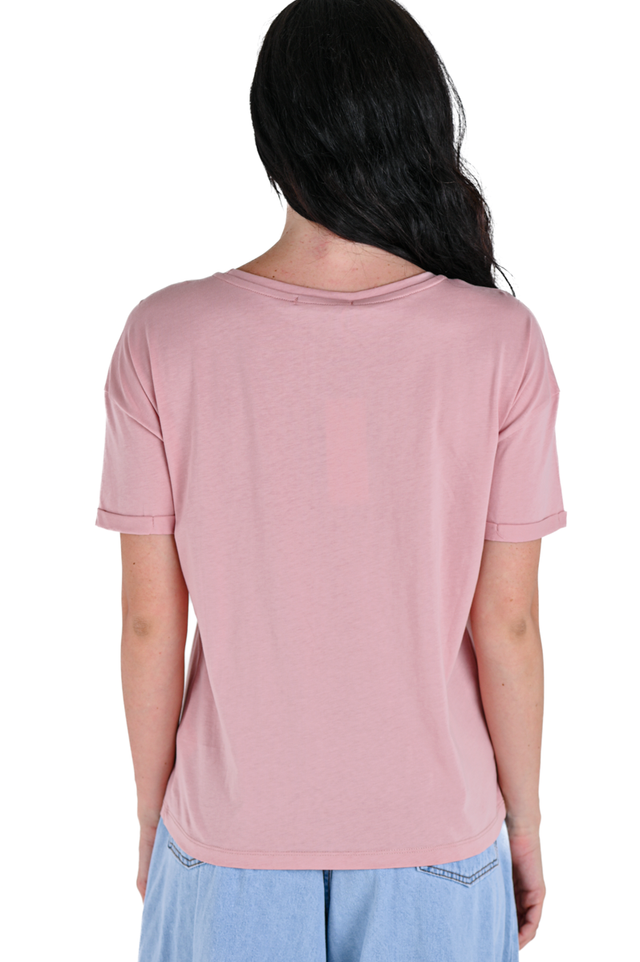 T-Shirt donna regular DPE 2331 Rosa SS24