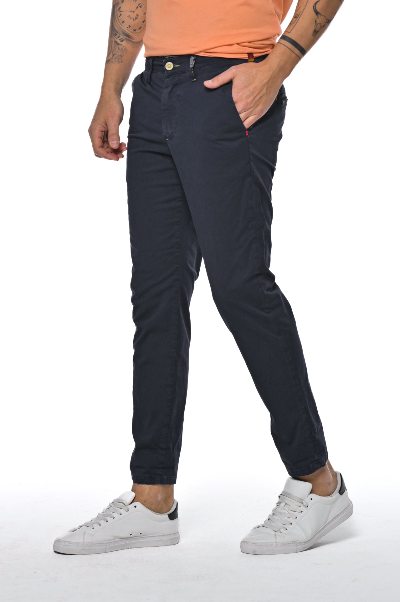 Pantaloni in cotone slim Sonic Raso SS23