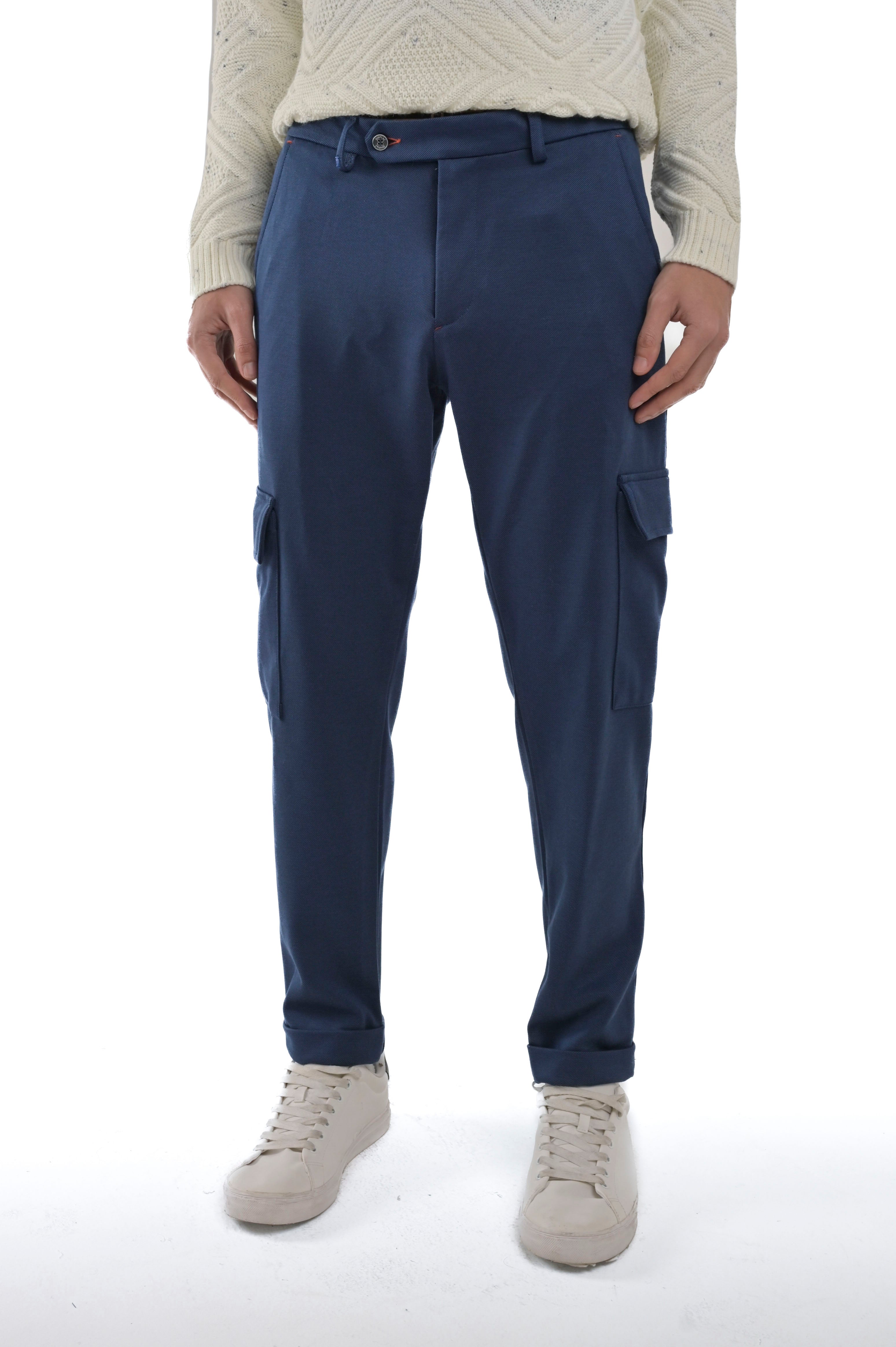 Pantaloni classici regular Net Monroe blu FW24/25