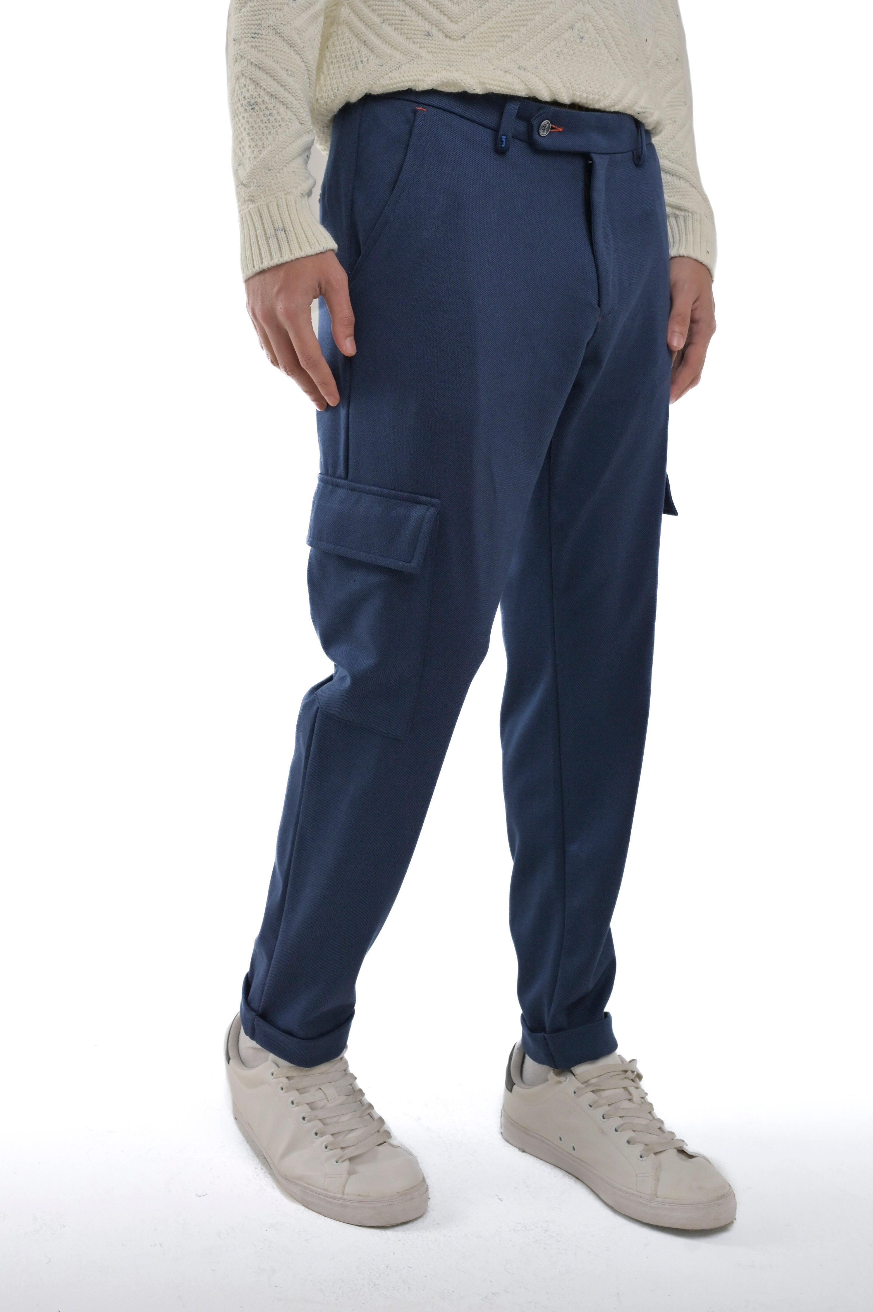 Pantaloni classici regular Net Monroe blu FW24/25