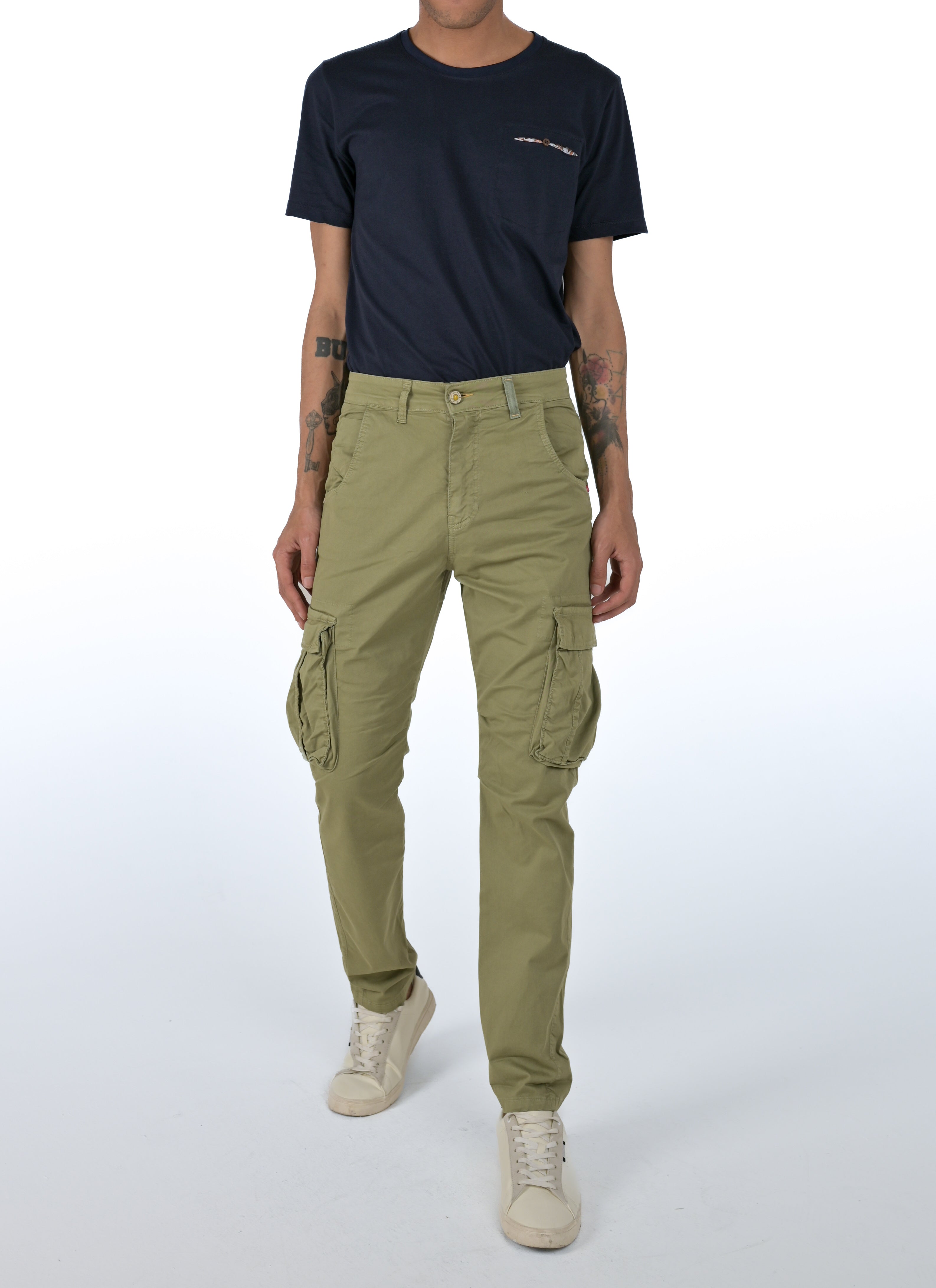 Pantaloni regular Marktas Verde Salvia SS24