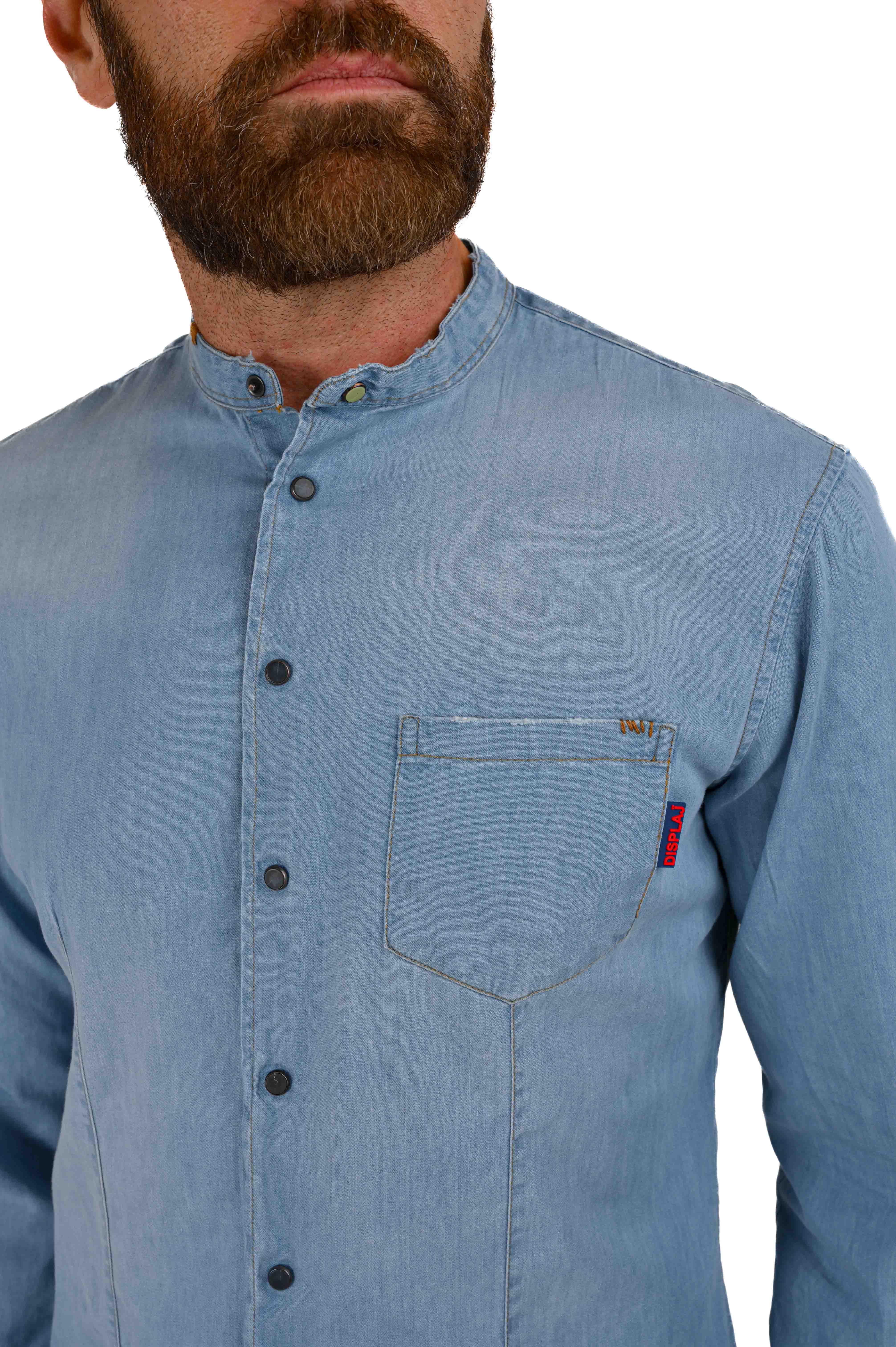 Leo 2227 SS22 denim shirt