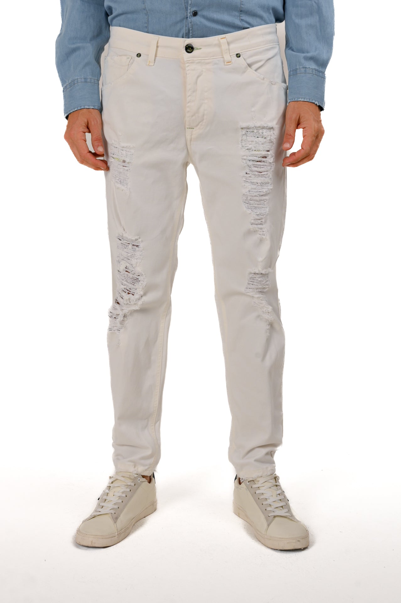 New Wolf White SS22 Regular Pants