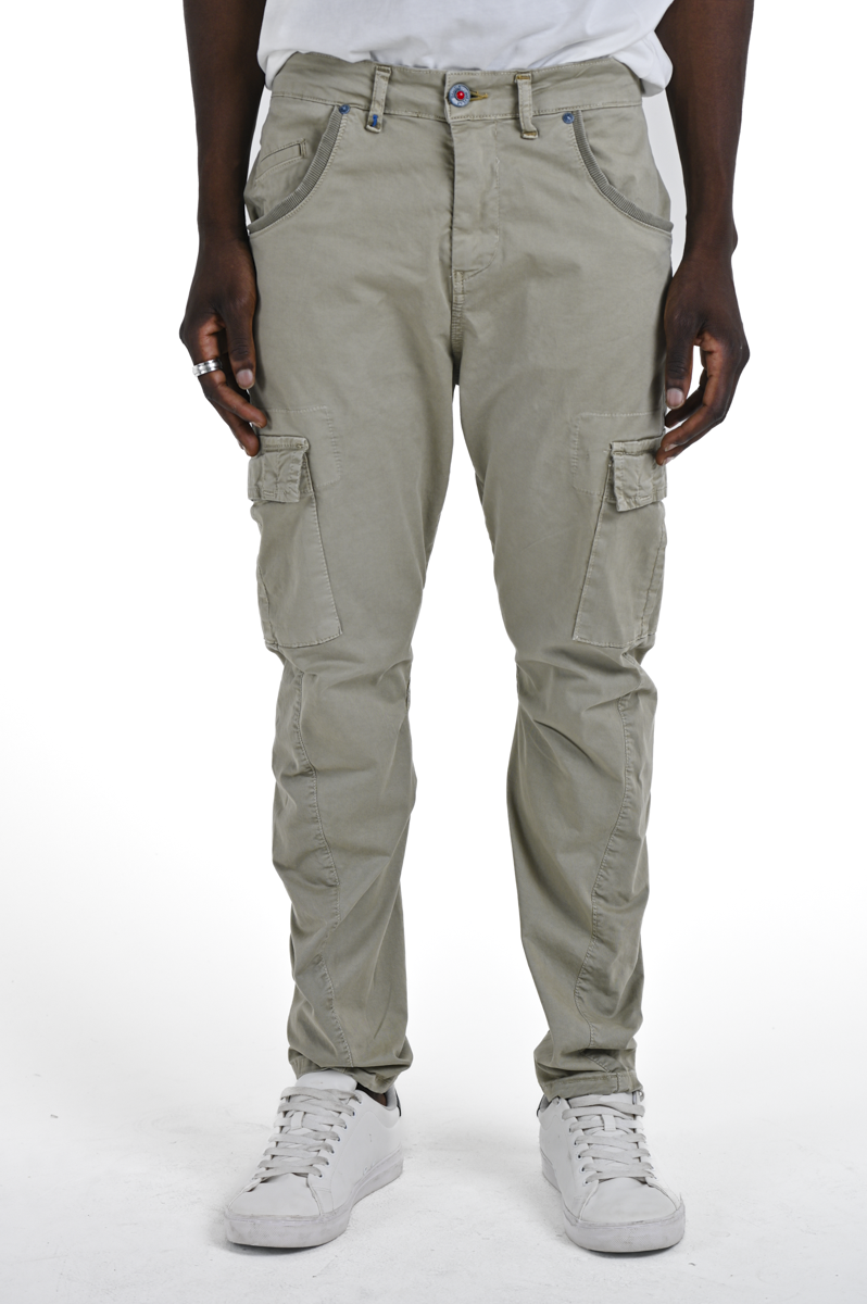 New Evolution green tapered trousers SS24