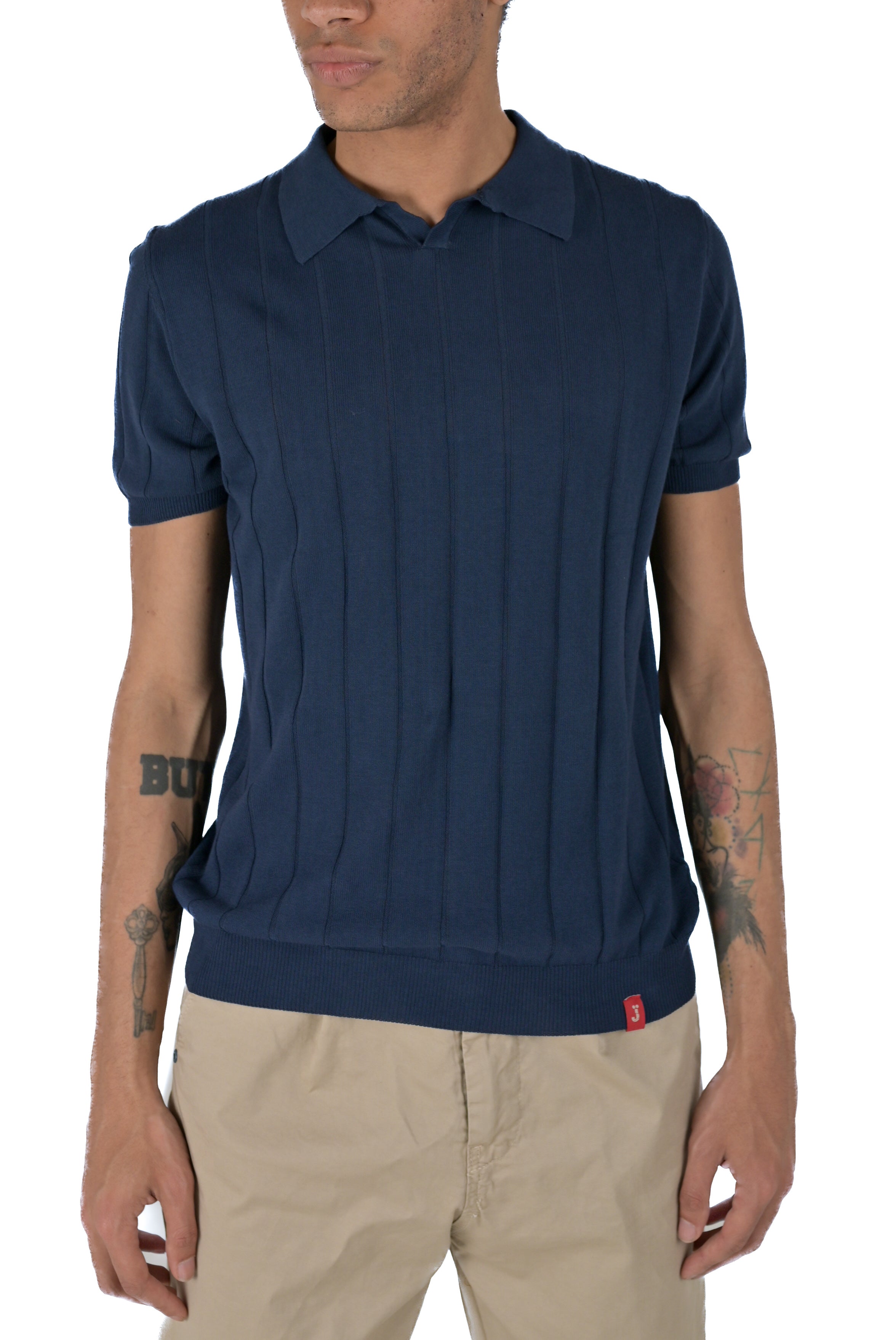 DS 2479 Blue Regular Polo SS24