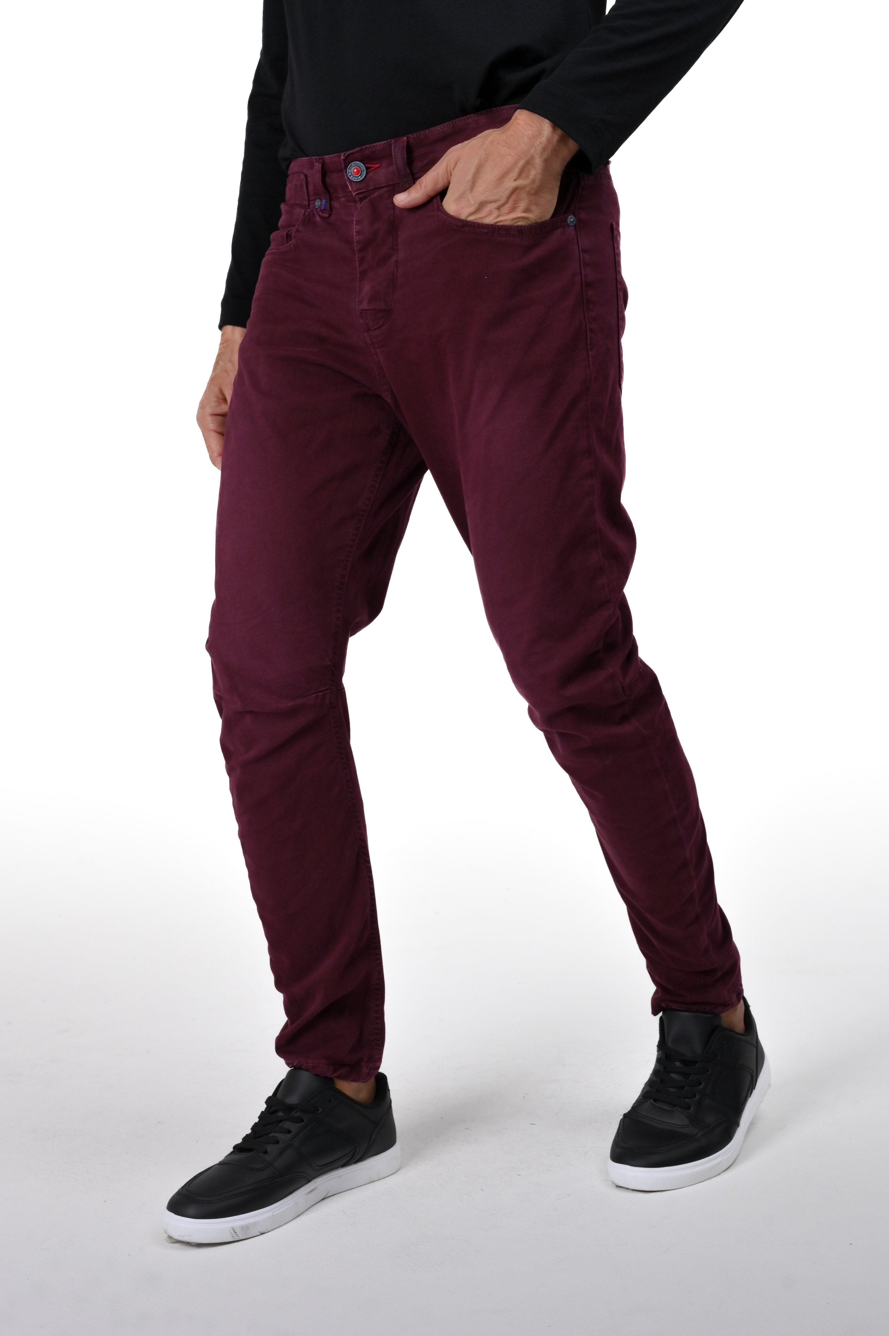 Kron Bordeaux Tapered Cotton Trousers FW24/25