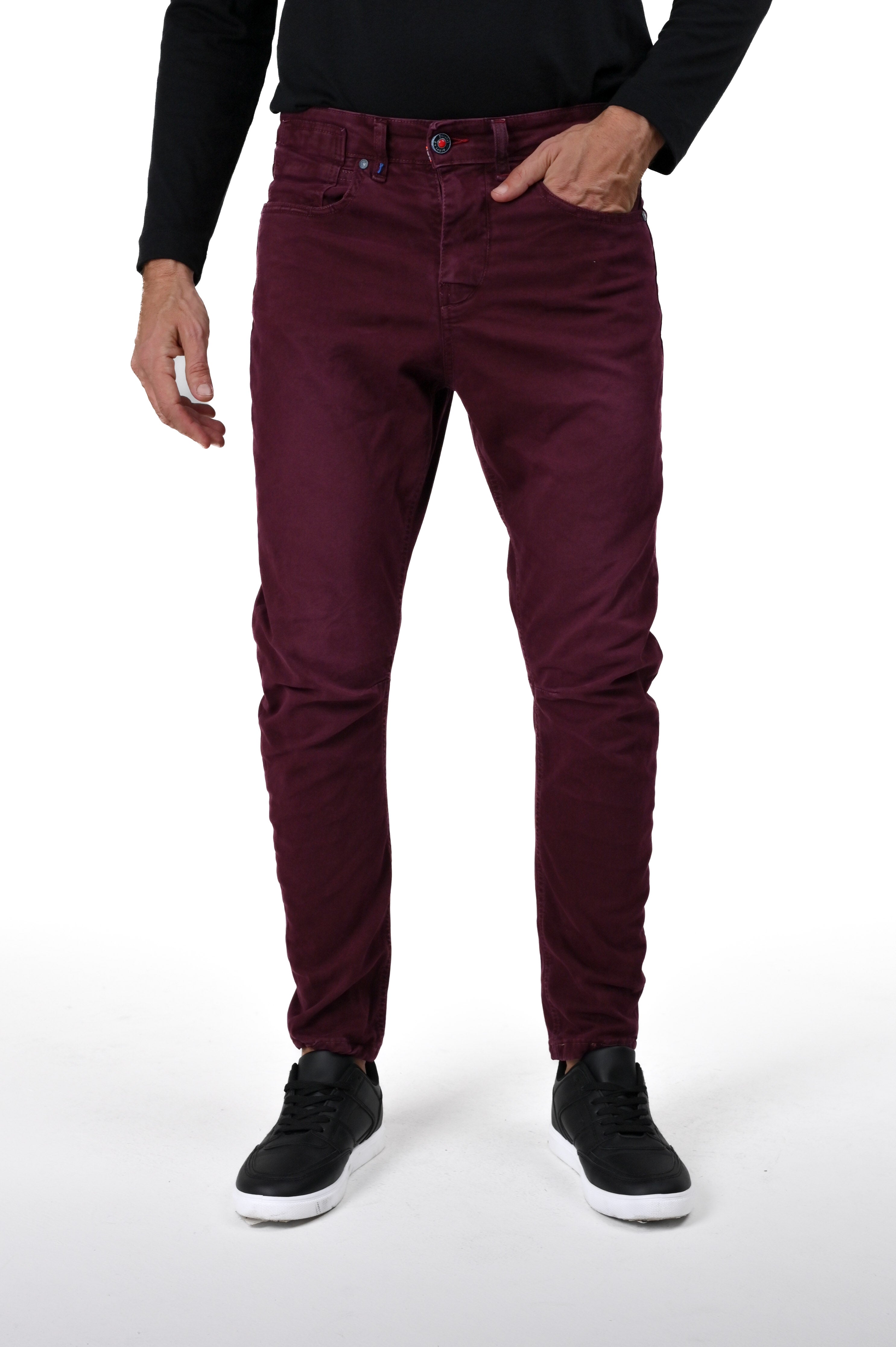 Kron Bordeaux Tapered Cotton Trousers FW24/25