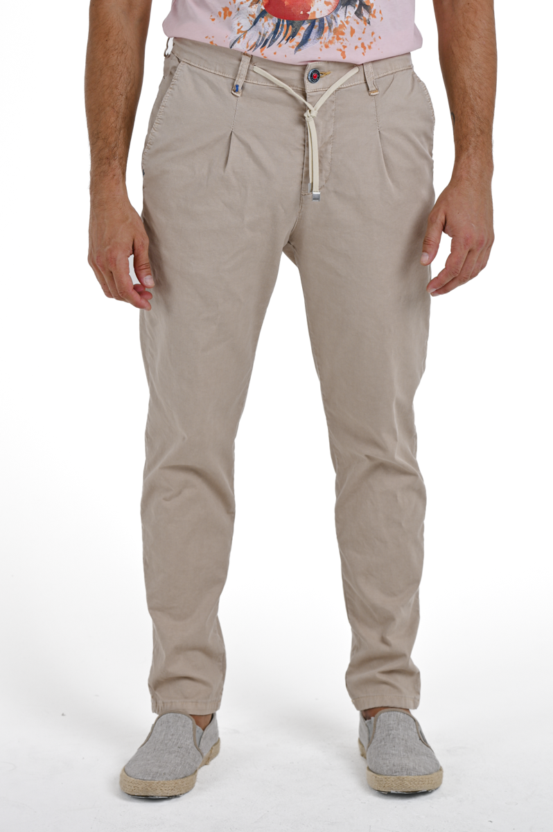 Different Maldive Beige SS24 regular trousers