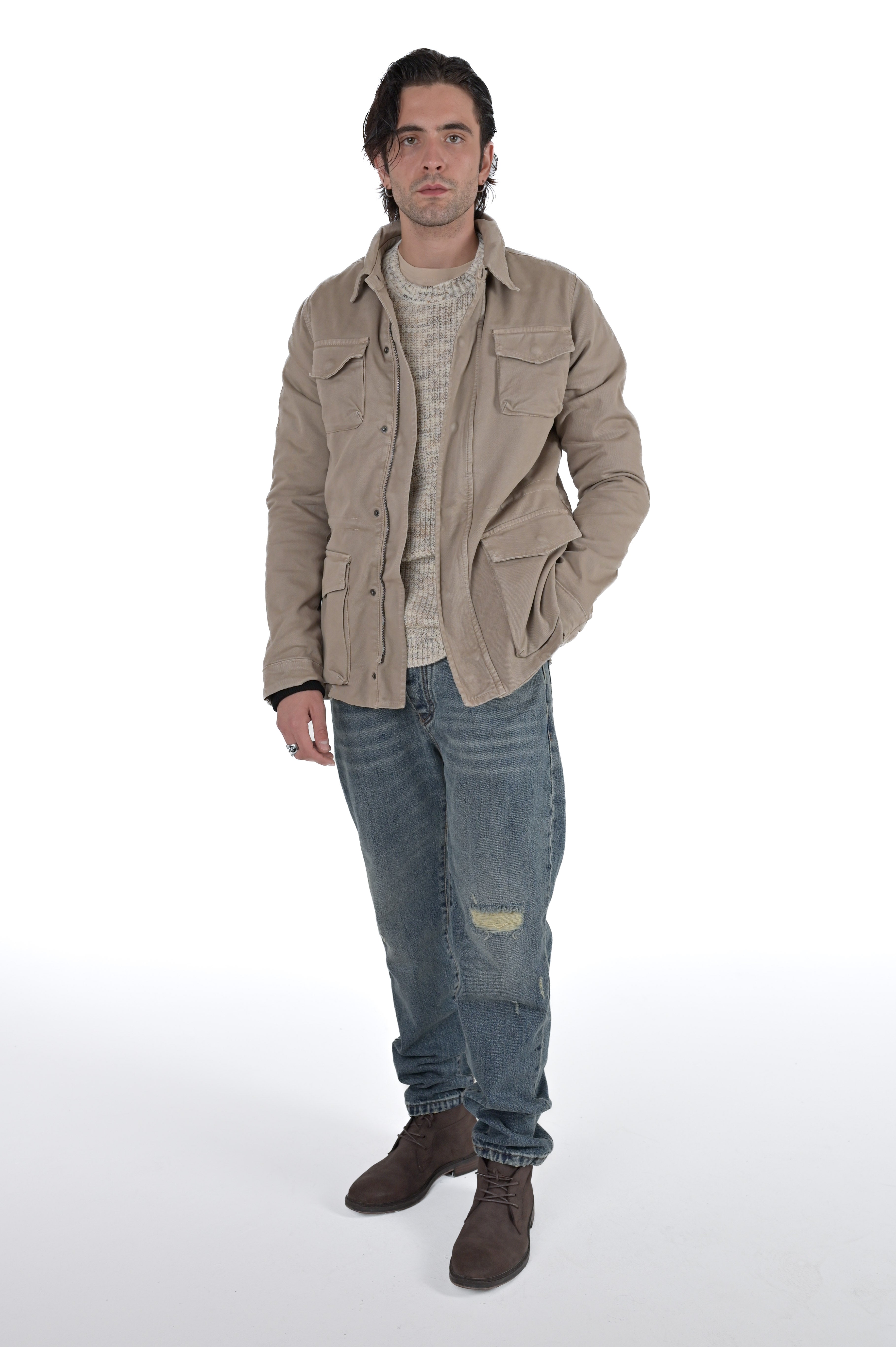 Giacca regular Maxim beige FW24/25