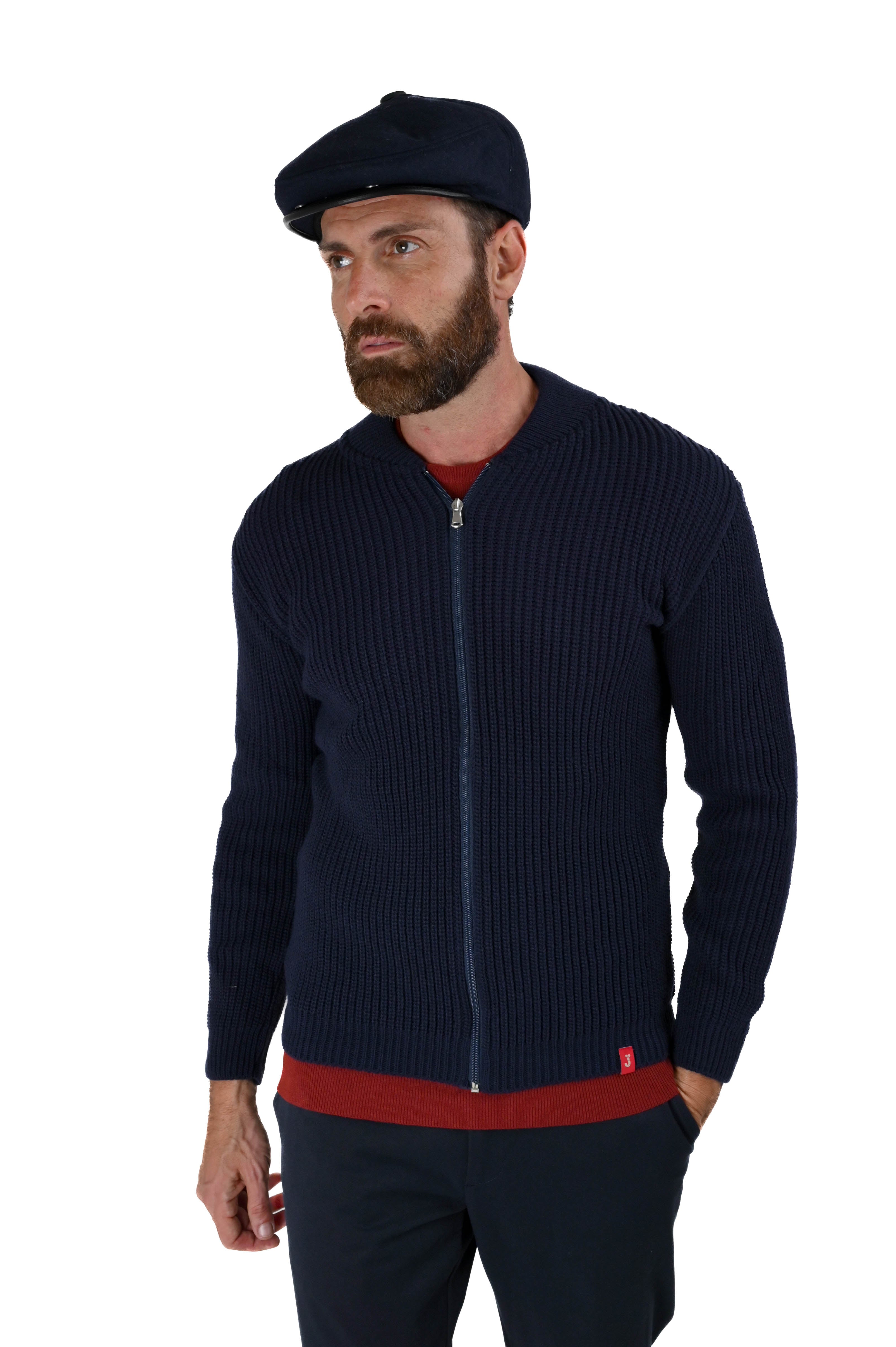 Maglione regular DM 2408 blu FW24/25