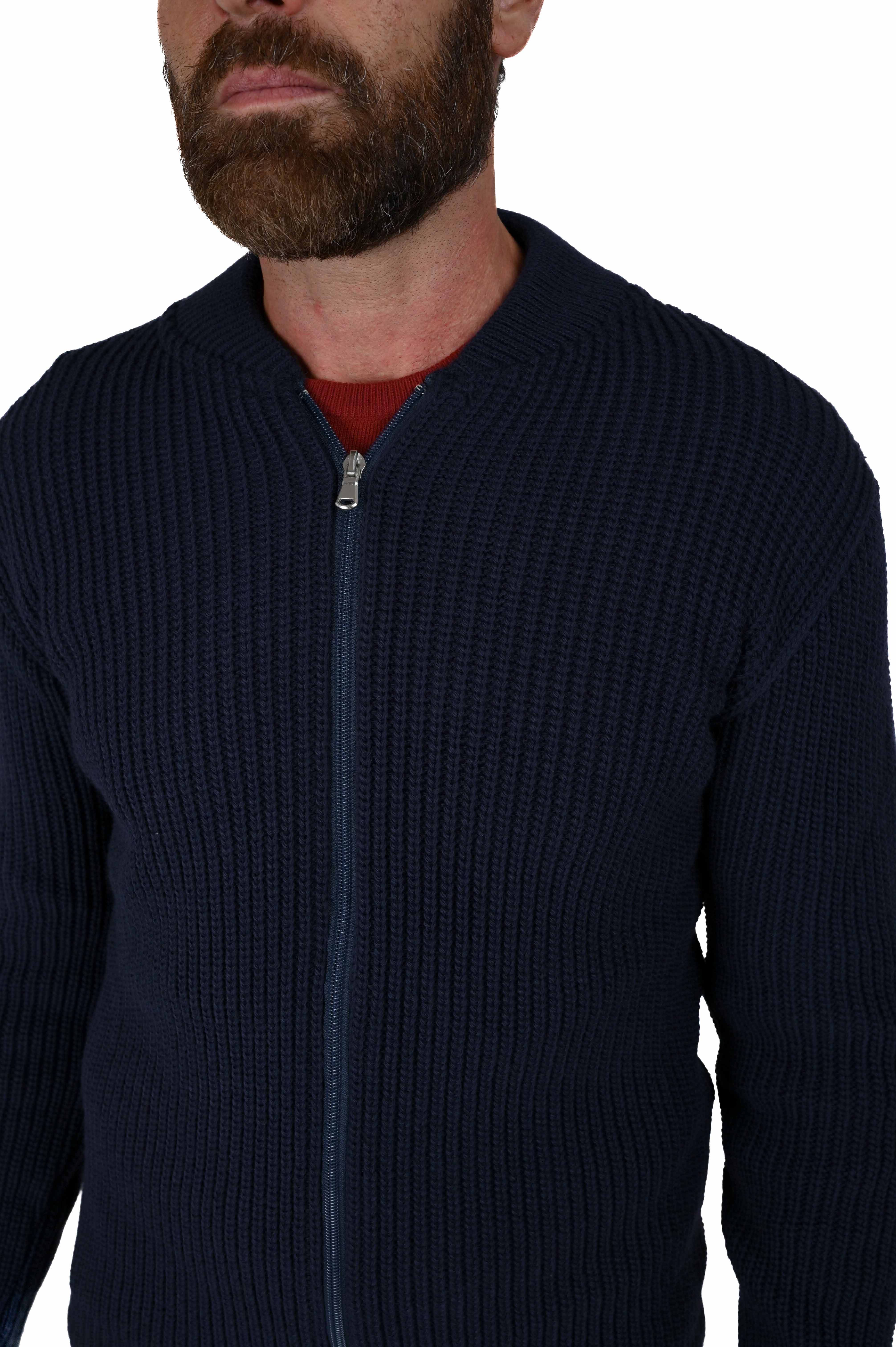 Maglione regular DM 2408 blu FW24/25