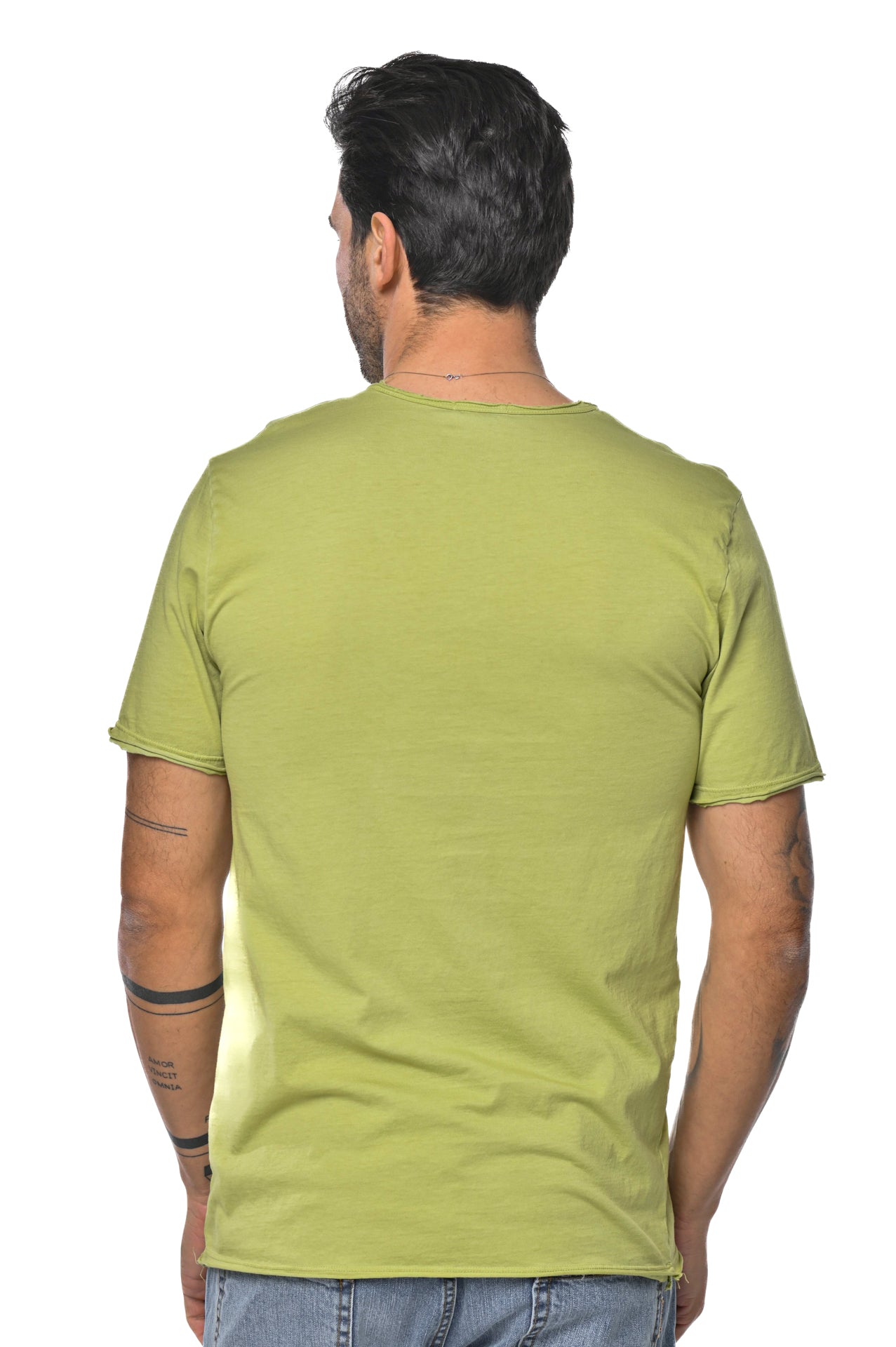 T-shirt con stampa DPE 2307 verde oliva SS23