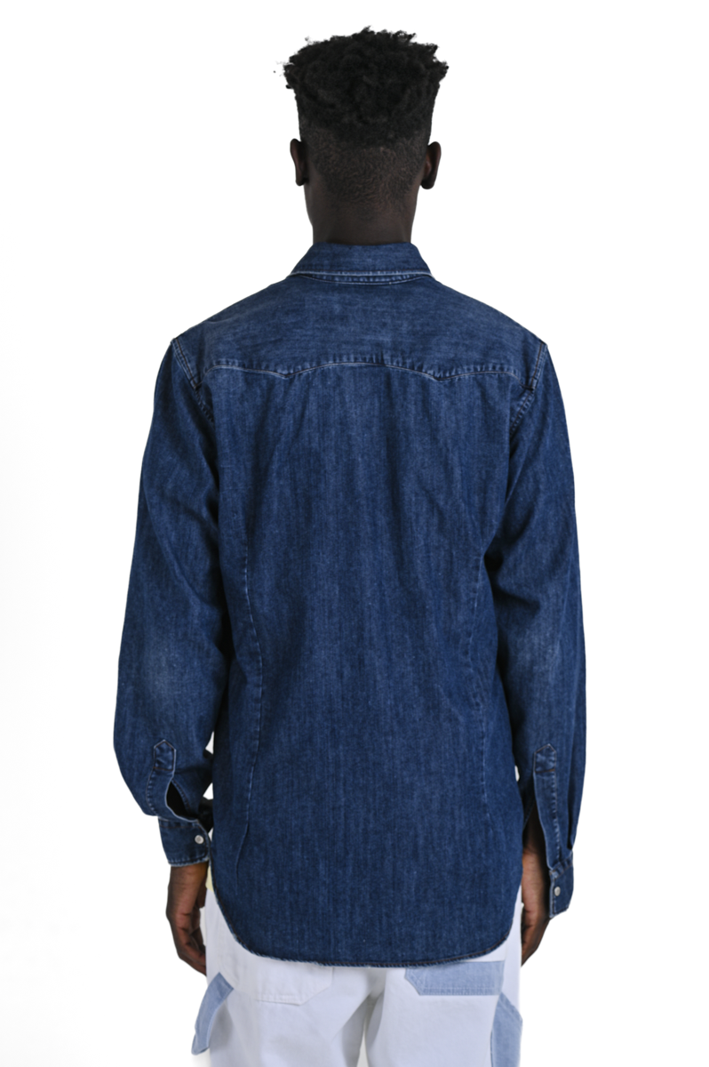 New Spy C001 SS24 regular denim shirt