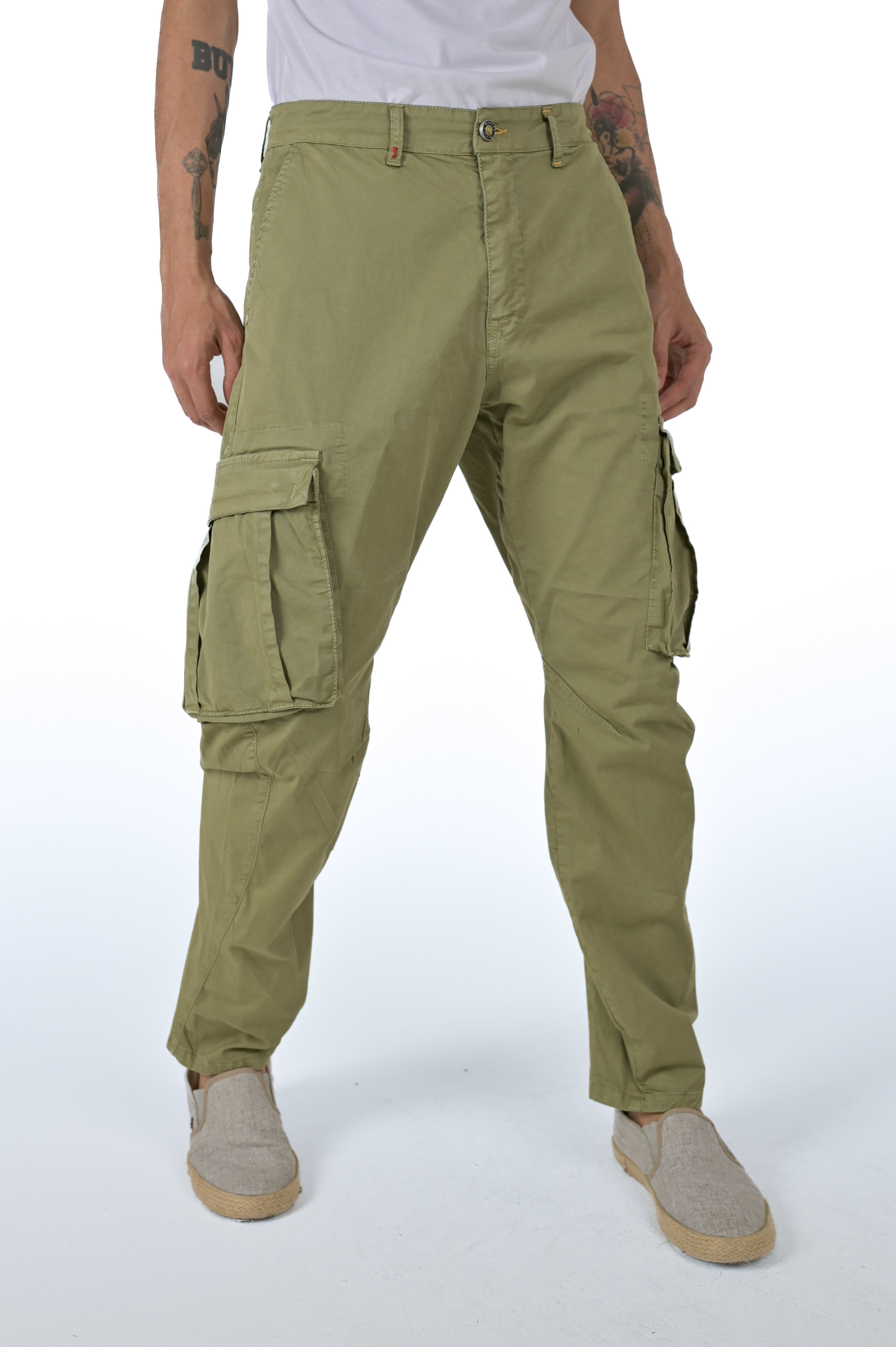 Rocky Green Loose Pants SS24