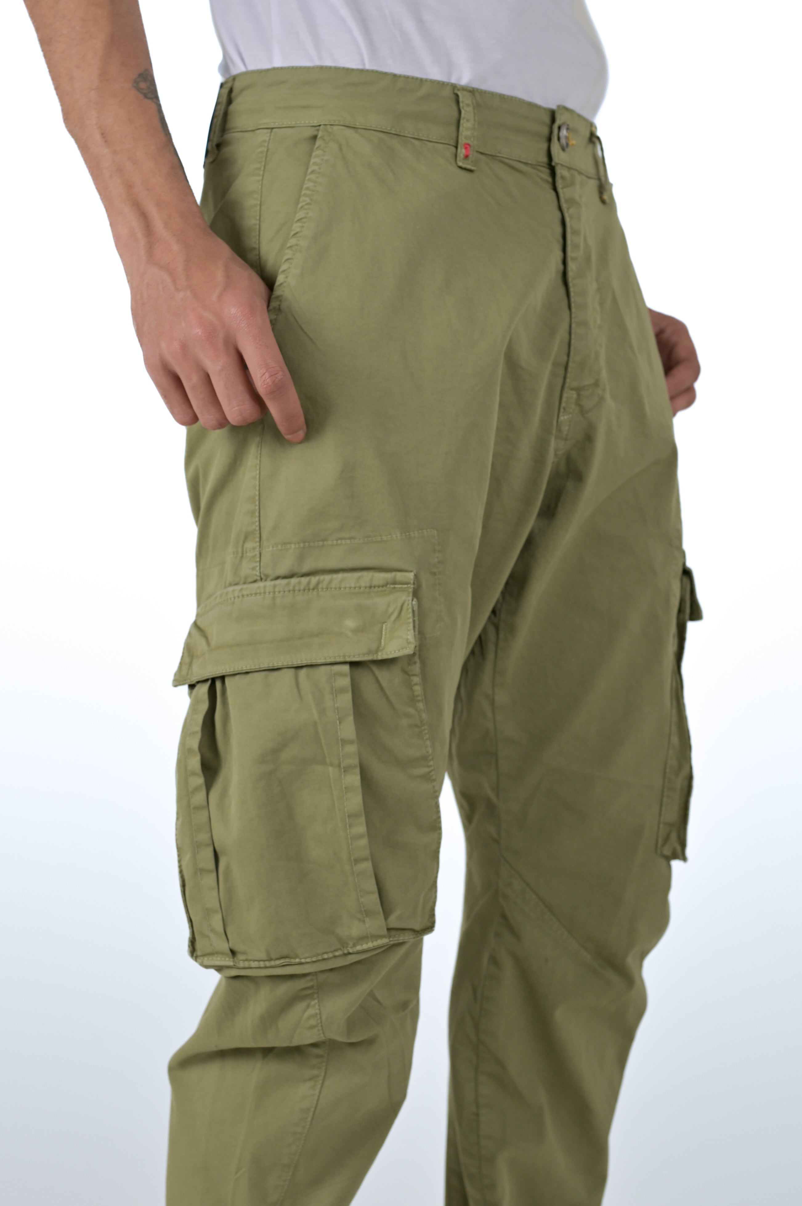 Rocky Green Loose Pants SS24