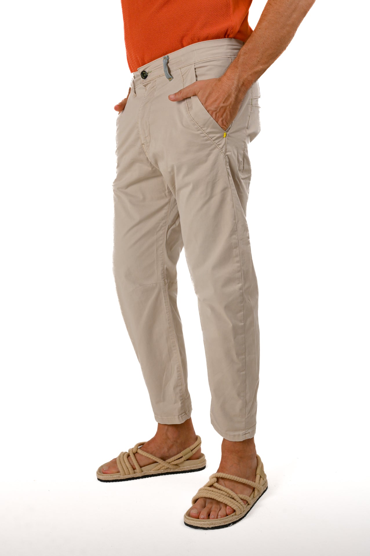 Pantaloni regular Bronson beige SS22