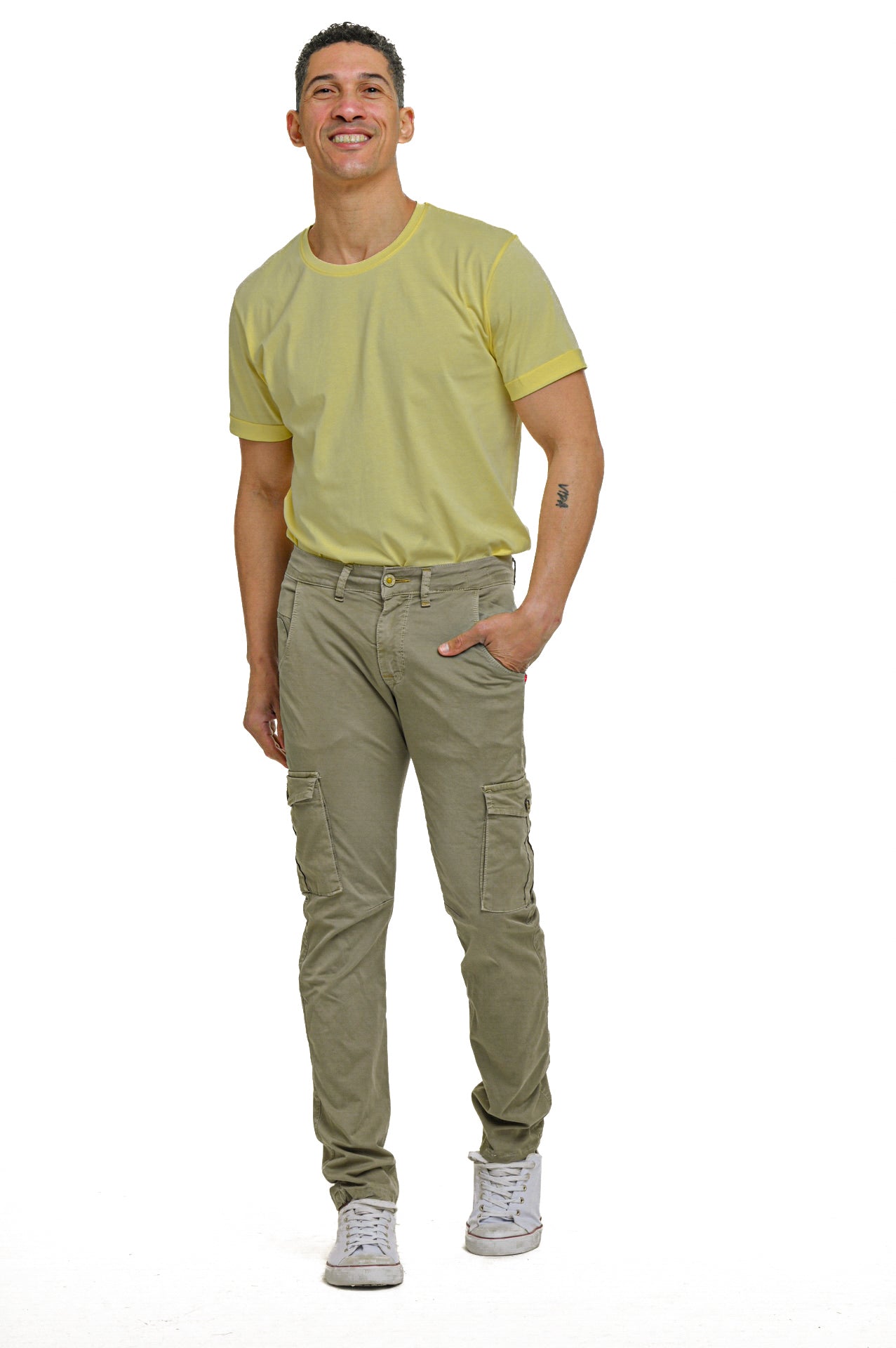 Cezanne Slim Cotton Trousers SS23