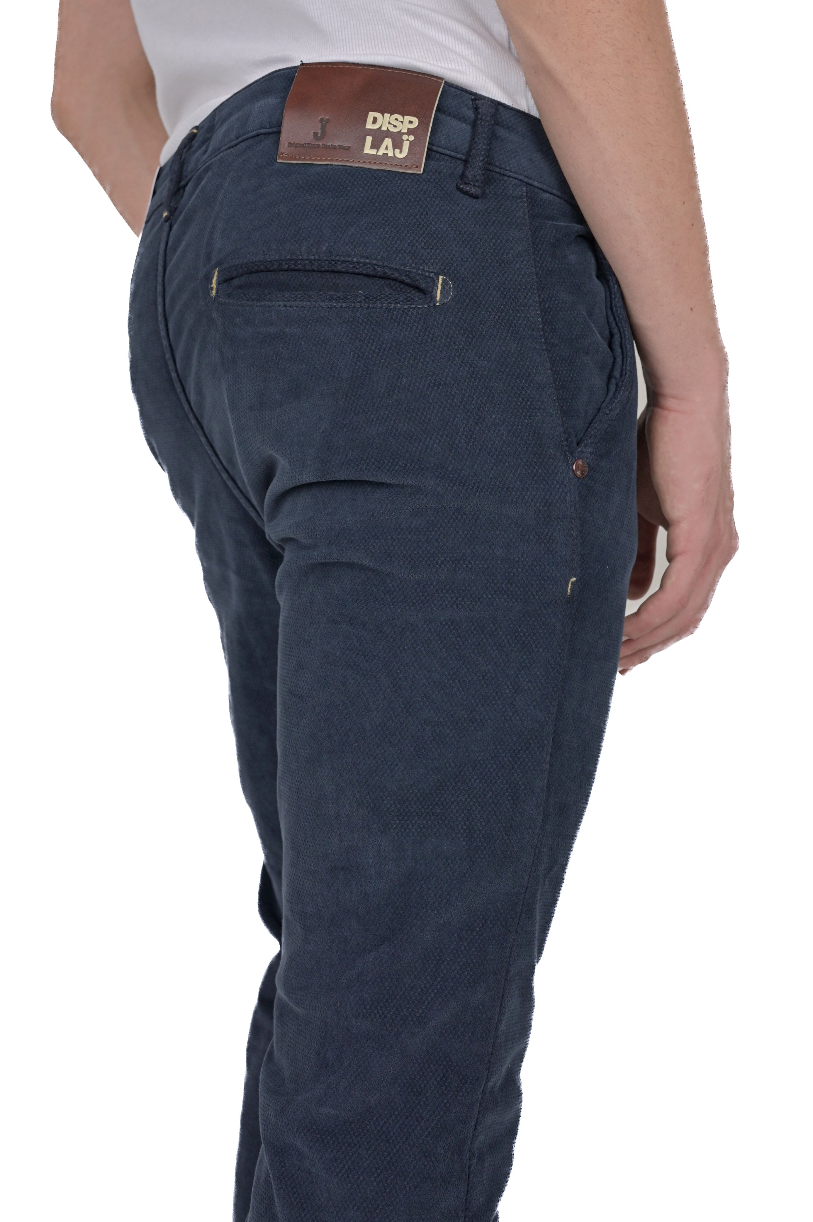 Pantaloni in velluto slim Kinos Terra blu FW24/25