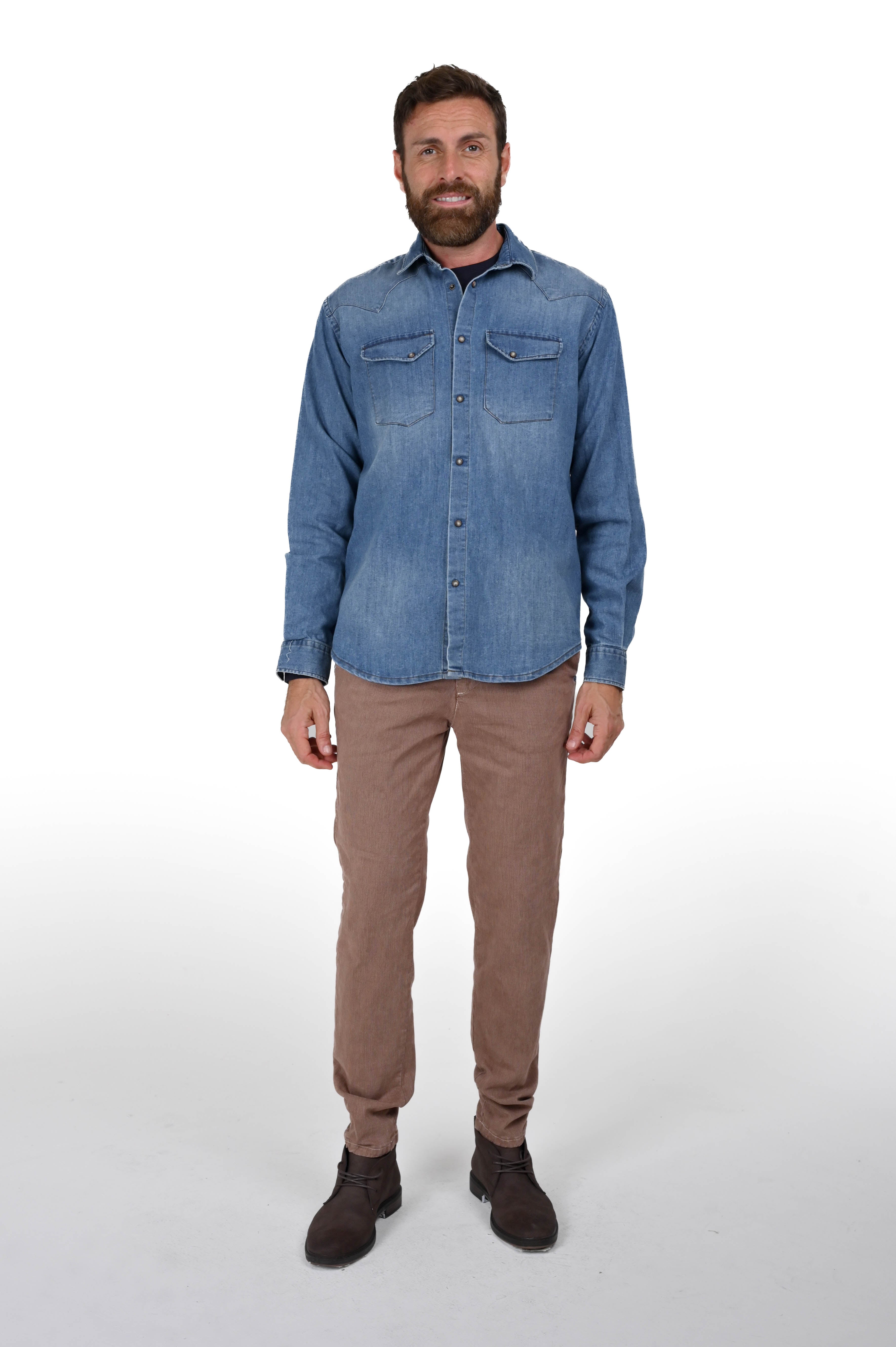 Spy 1487 FW23/24 regular denim shirt