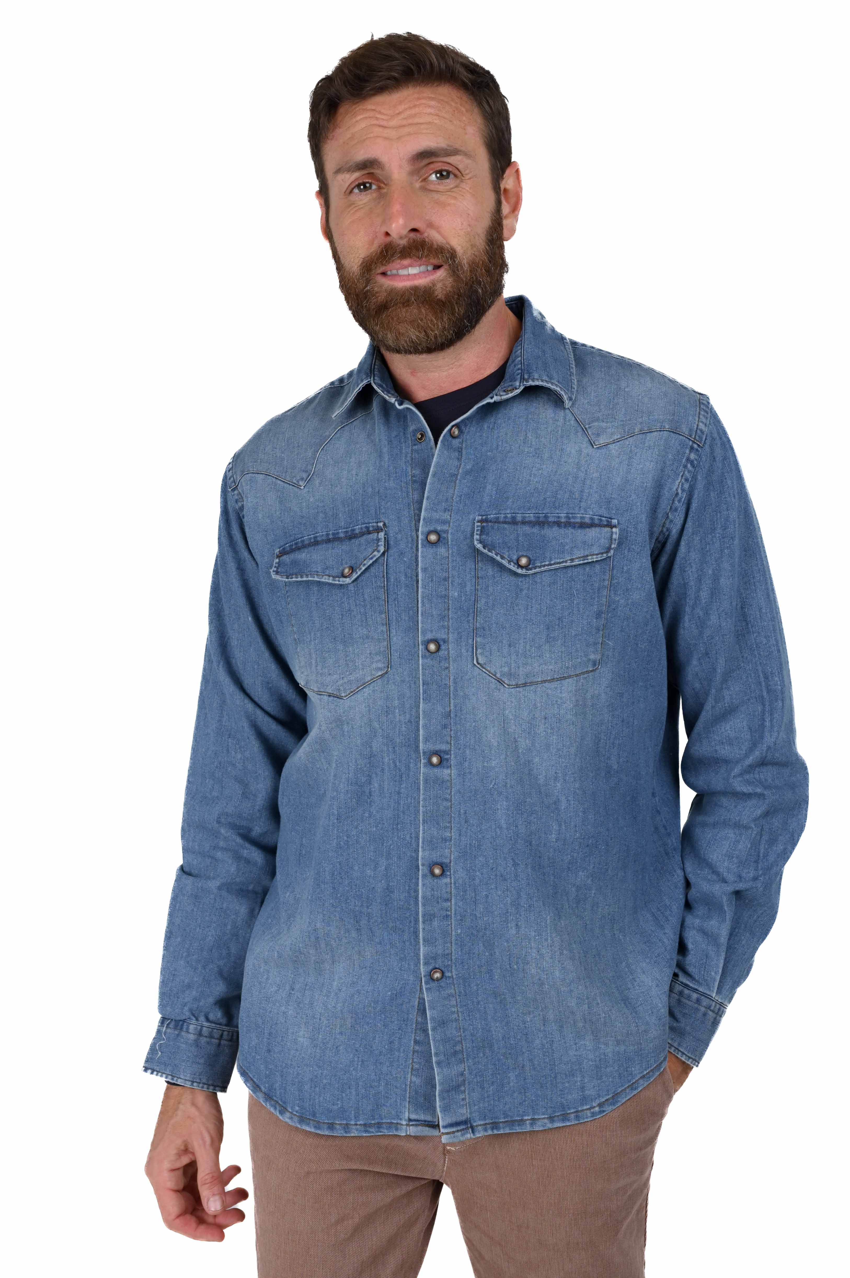 Spy 1487 FW23/24 regular denim shirt